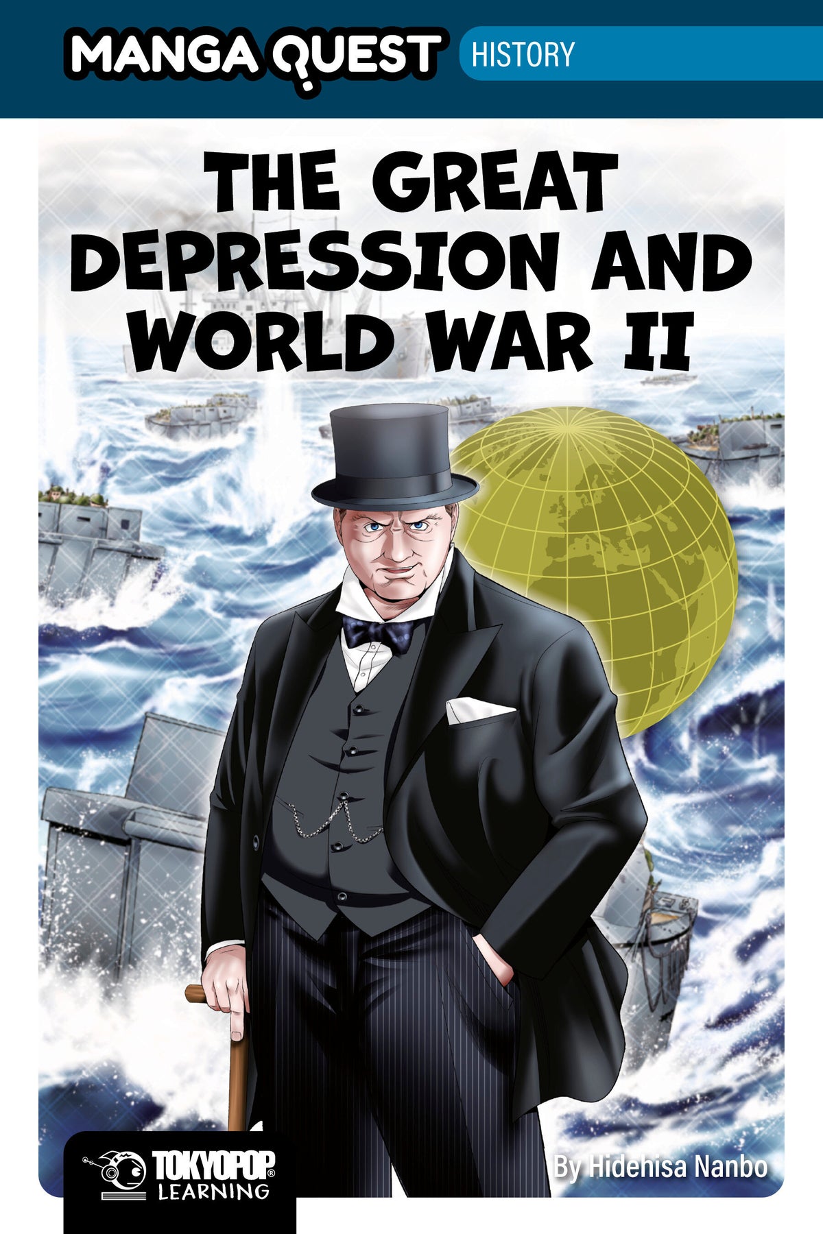MANGA QUEST HISTORY: THE GREAT DEPRESSION AND WWII manga cover