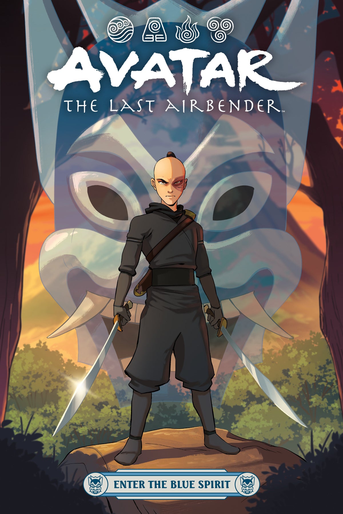 AVATAR: THE LAST AIRBENDER--ENTER THE BLUE SPIRIT graphic novel cover