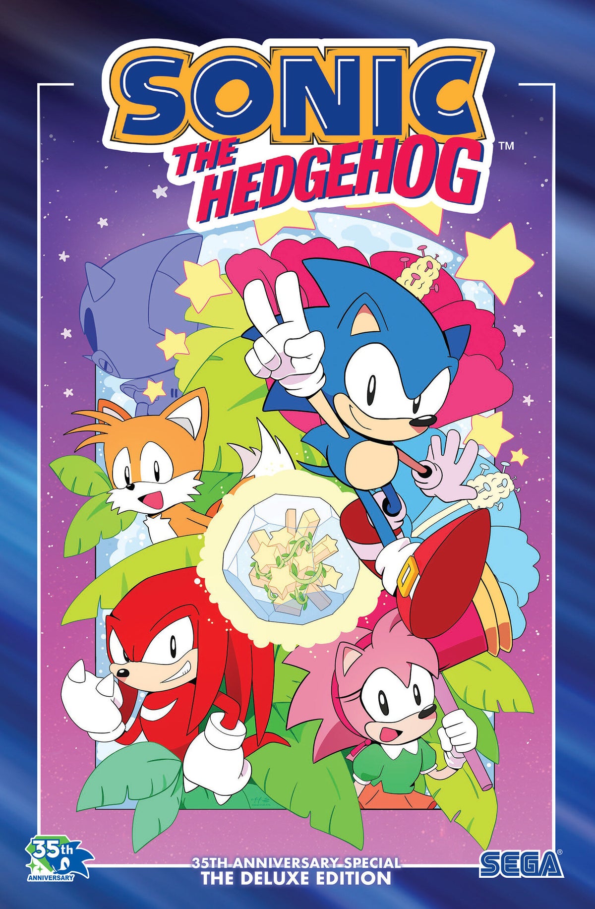 SONIC THE HEDGEHOG: 35TH ANNIVERSARY SPECIAL--THE DELUXE EDITION graphic novel cover