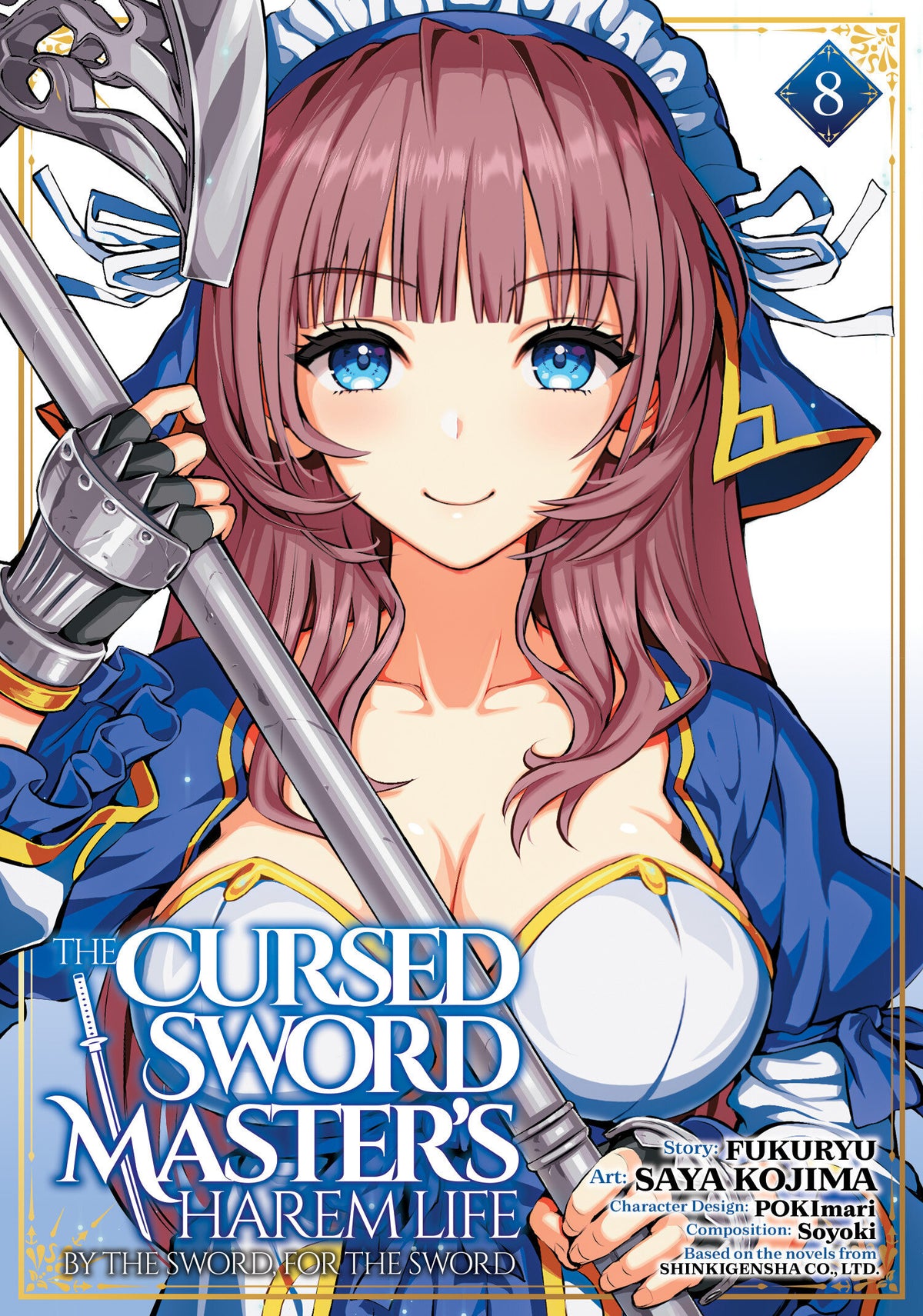 THE CURSED SWORD MASTER'S HAREM LIFE: BY THE SWORD, FOR THE SWORD VOL. 8 manga cover