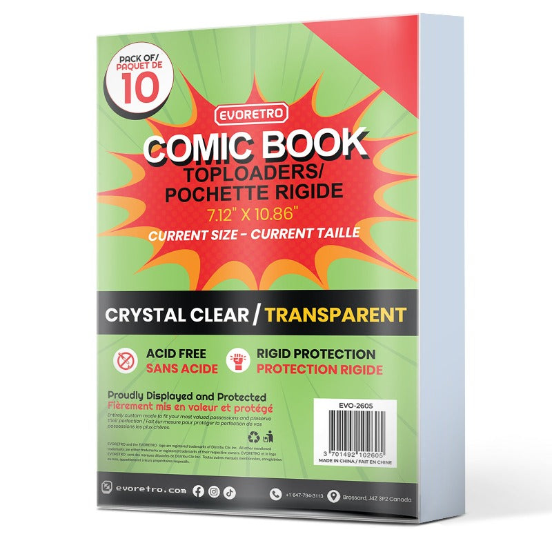 EVORETRO CURRENT COMIC BOOK TOP LOADER