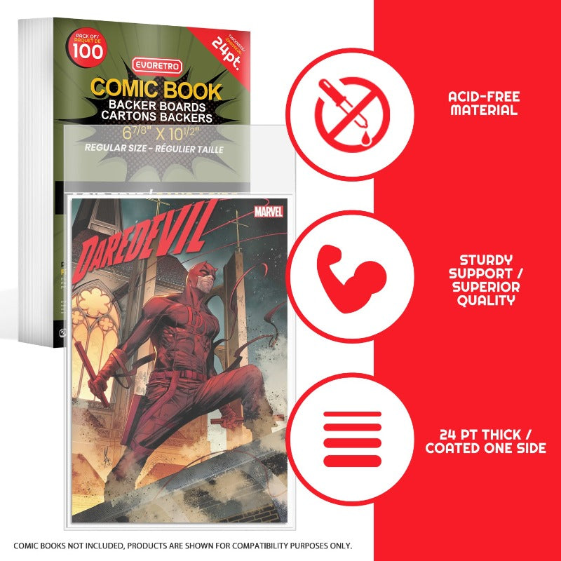 EVORETRO REGULAR COMIC BOOK BOARDS 24 PT