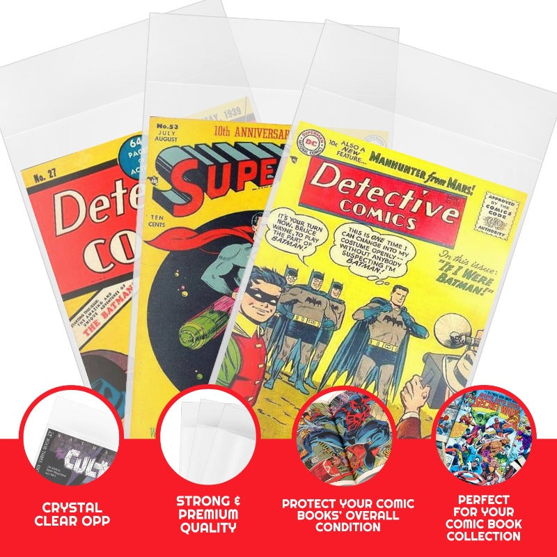EVORETRO GOLDEN AGE COMIC BOOK BAGS 2 MIL