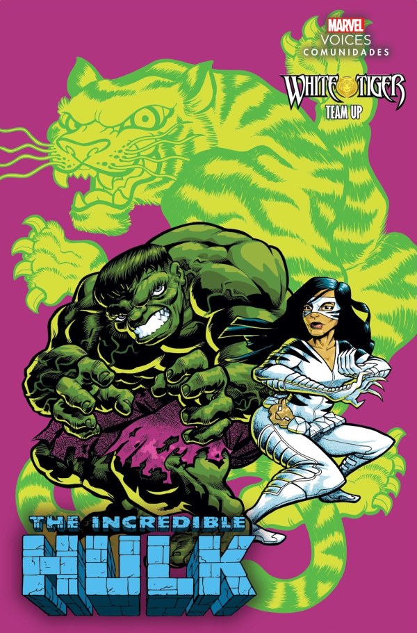 INCREDIBLE HULK #30 J. GONZO WHITE TIGER TEAM-UP VARIANT