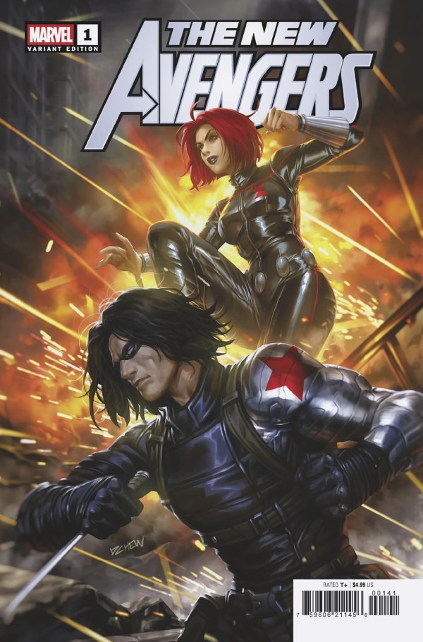 NEW AVENGERS #1 DERRICK CHEW BLACK WIDOW AND WINTER SOLDIER VARIANT A (THUNDERBOLTS)