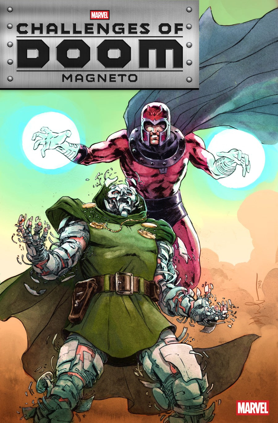 CHALLENGES OF DOOM: MAGNETO #1 COVER B DAVE WACHTER VARIANT comic book cover