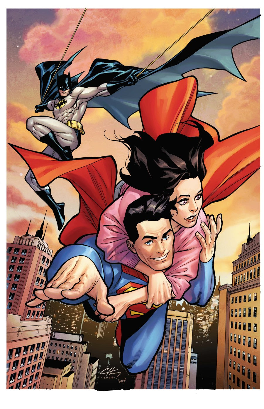 BATMAN SUPERMAN WORLDS FINEST 2026 ANNUAL #1 (ONE SHOT) CVR C CLAYTON HENRY CARD STOCK VAR