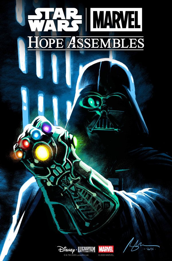 STAR WARS/MARVEL: HOPE ASSEMBLES #1 COVER E RAFAEL ALBUQUERQUE CROSSOVER VARIANT comic book cover
