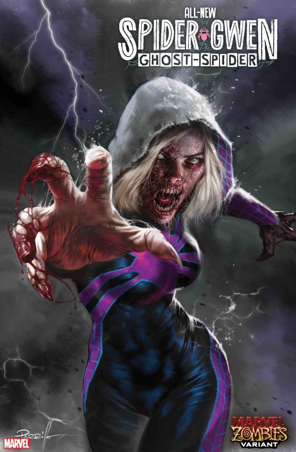 ALL-NEW SPIDER-GWEN: THE GHOST-SPIDER #3 LUCIO PARRILLO MARVEL ZOMBIES VARIANT
