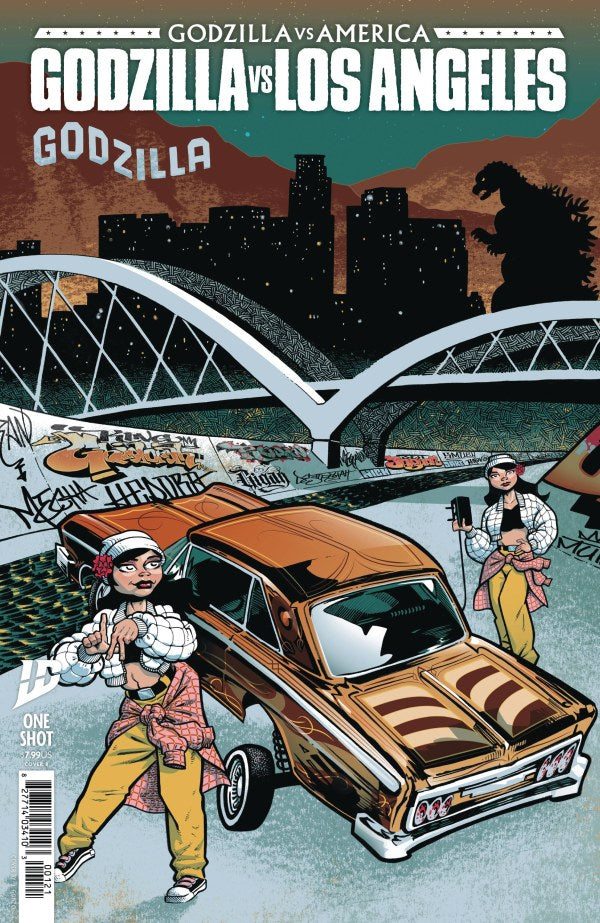 GODZILLA VS. AMERICA: LOS ANGELES #1 COVER B J. GONZO VARIANT