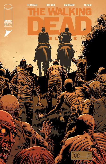 WALKING DEAD DELUXE #133 CVR B CHARLIE ADLARD & MAVE MCCAIG VAR