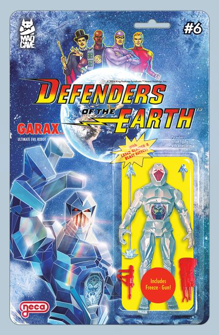 DEFENDERS OF THE EARTH #6 (OF 8) CVR B DJORDJE DJOKOVIC ACTION FIGURE VAR