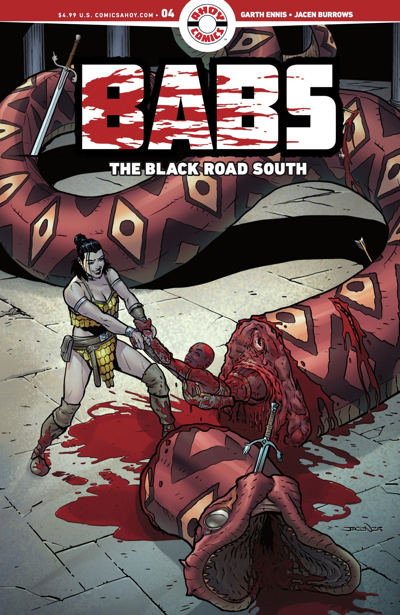 BABS THE BLACK ROAD SOUTH #4 (OF 6) CVR A JACEN BURROWS