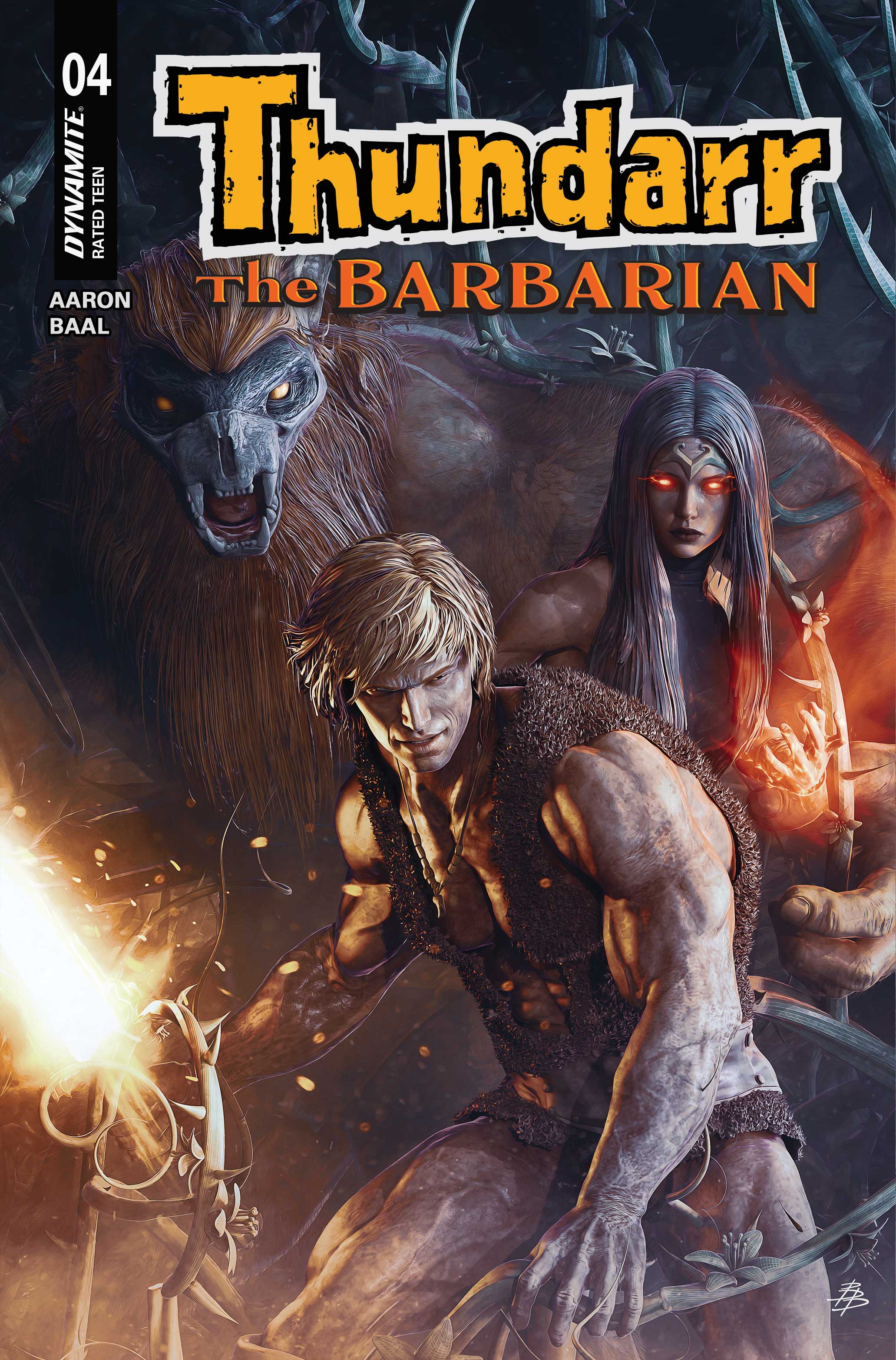 THUNDARR THE BARBARIAN #4 CVR C BJORN BARENDS VAR
