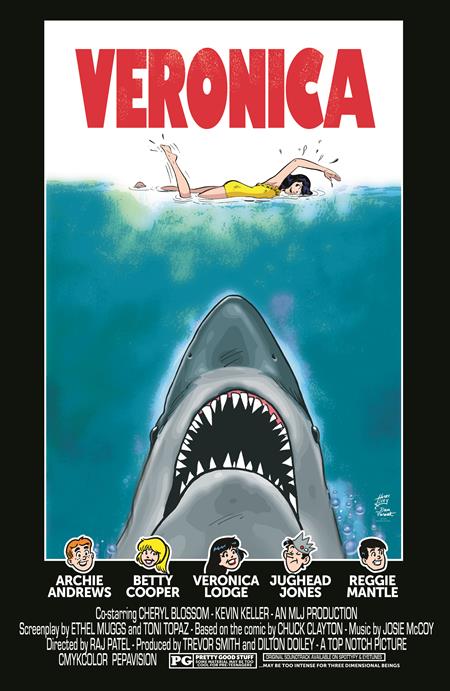 ARCHIES TV LAUGH OUT #79 FACSIMILE EDITION CVR C DAN PARENT ROSARIO TITO PENA VERONICA MOVIE POSTER FOIL VAR