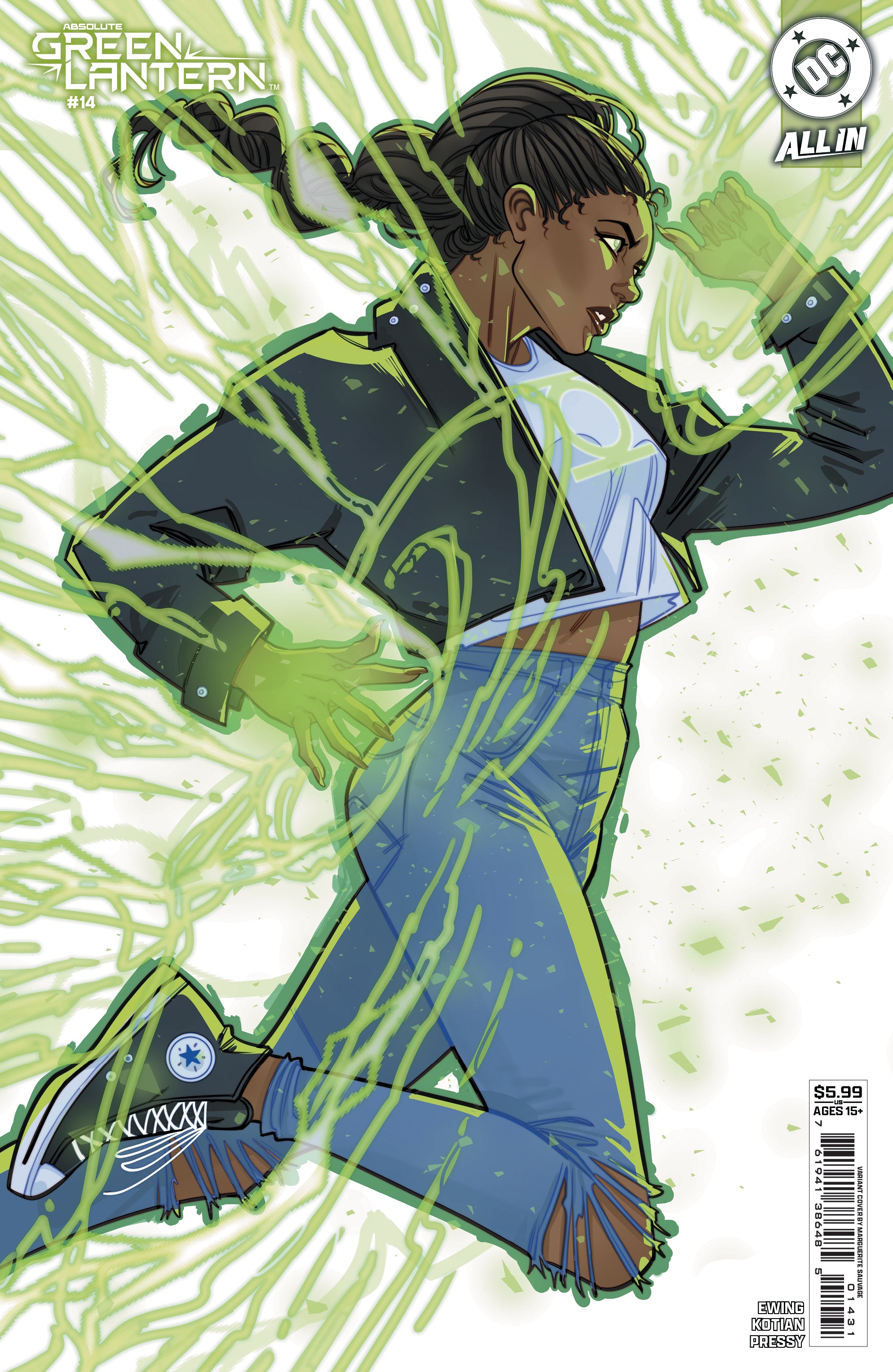 ABSOLUTE GREEN LANTERN #14 CVR C MARGUERITE SAUVAGE CARD STOCK VAR