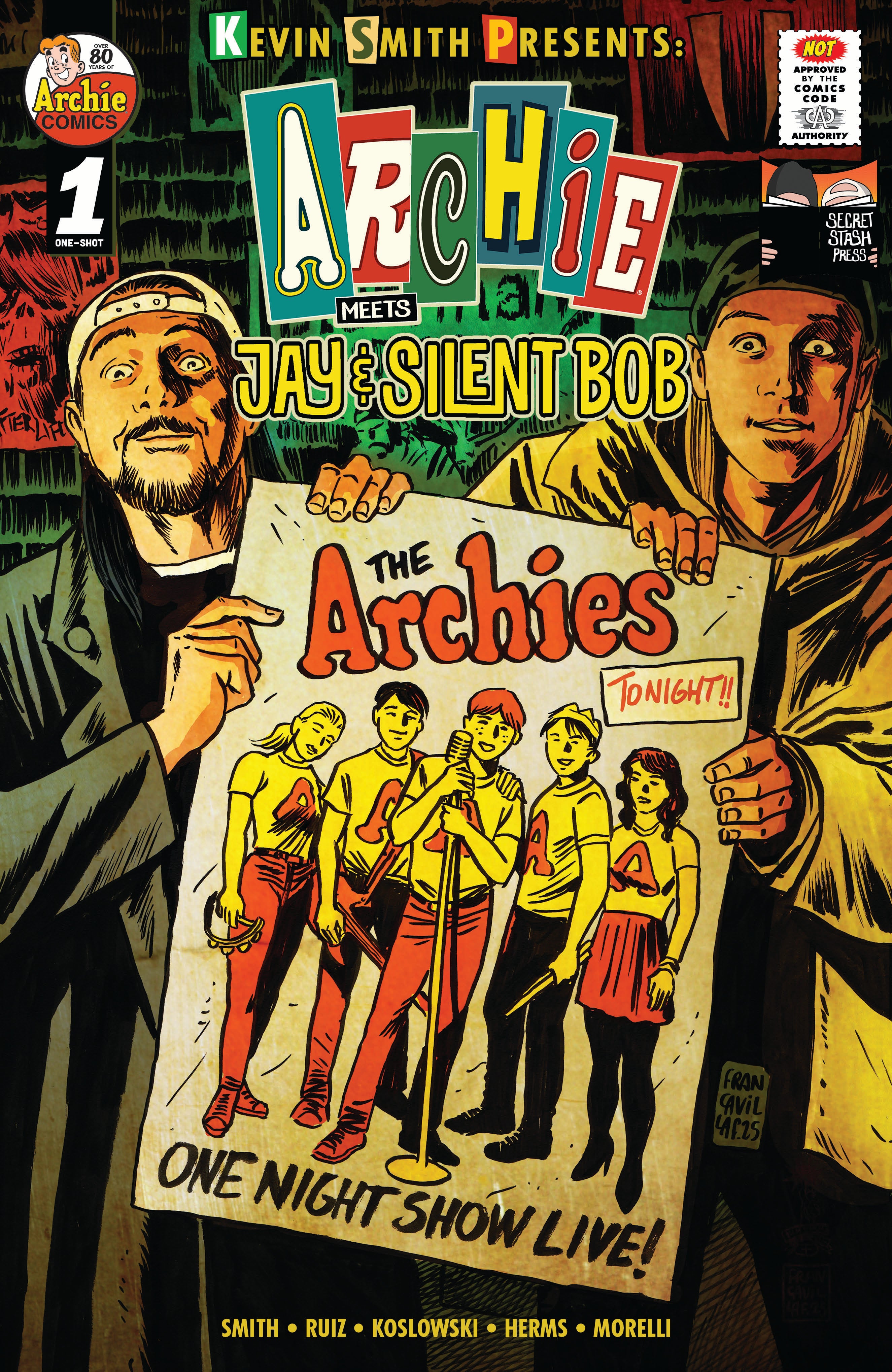 ARCHIE MEETS JAY AND SILENT BOB #1 (ONE SHOT) CVR J FRANCESCO FRANCAVILLA FOIL VAR