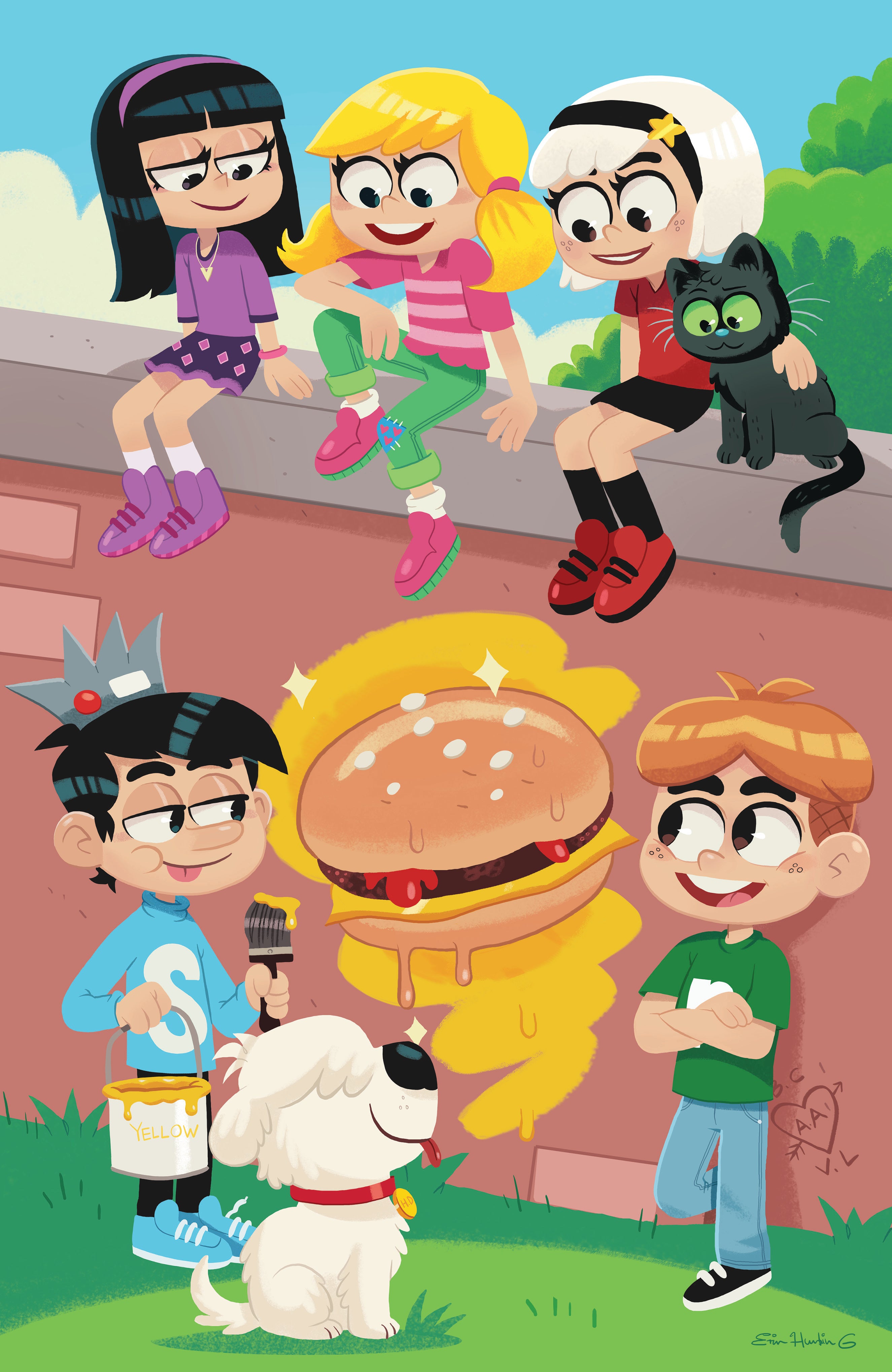 LITTLE ARCHIE #1 FACSIMILE CVR E ERIN HUNTING FOIL FULL ART VAR