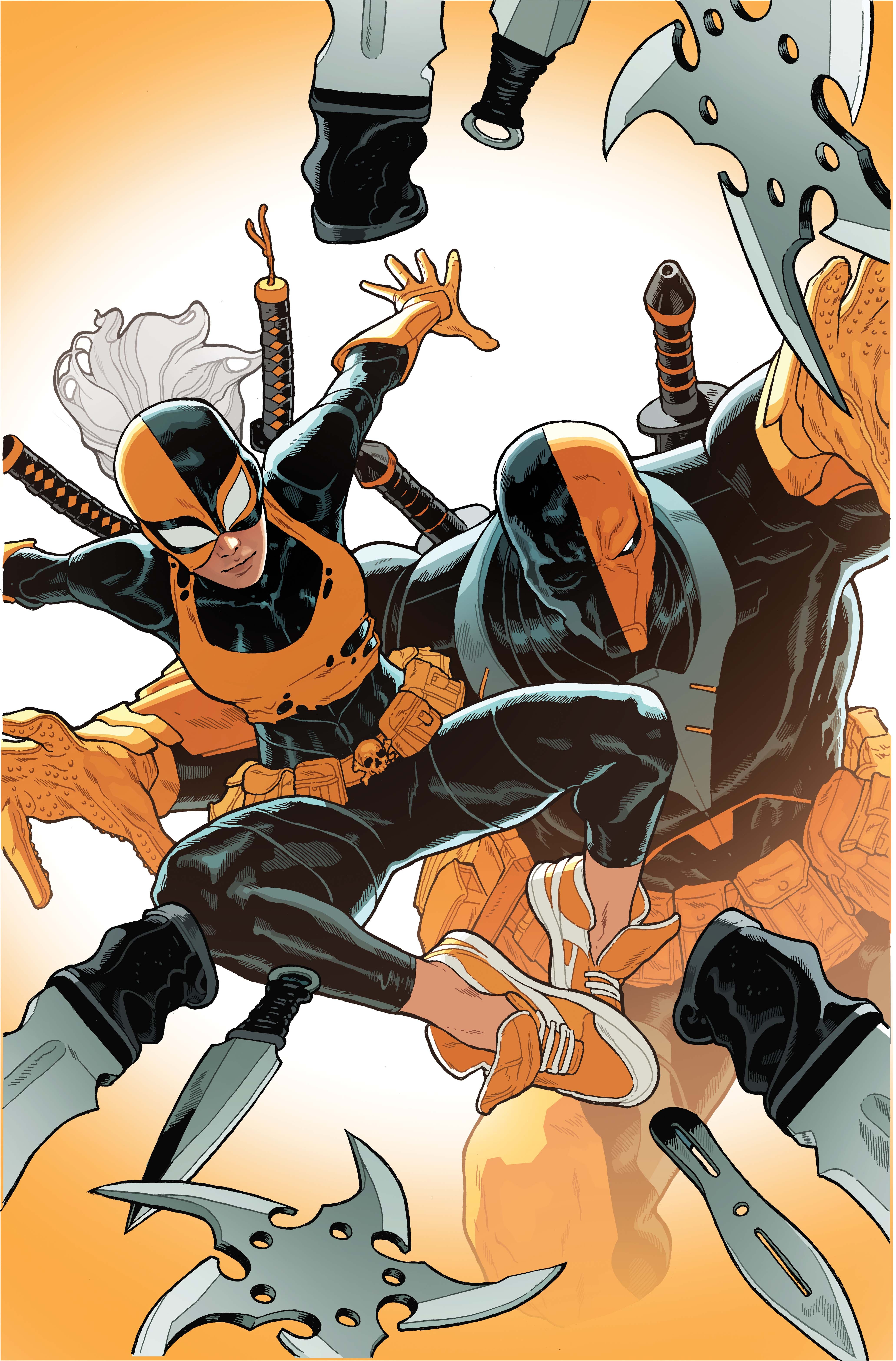 DEATHSTROKE THE TERMINATOR #5 CVR B JEFF SPOKES CARD STOCK VAR