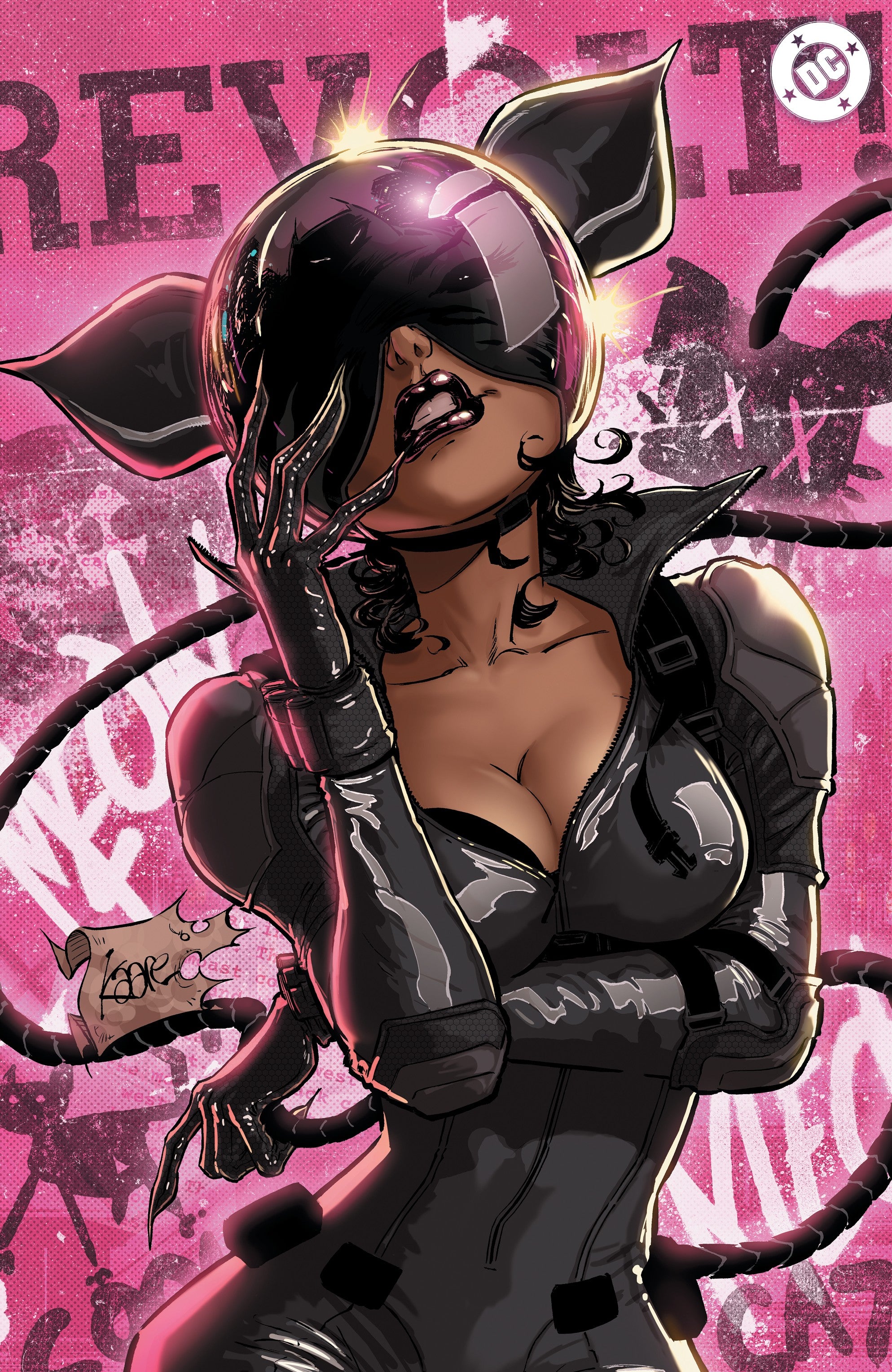 ABSOLUTE CATWOMAN #1 (OF 6) SECOND PRINTING CVR C KAARE ANDREWS FOIL CARD STOCK VAR