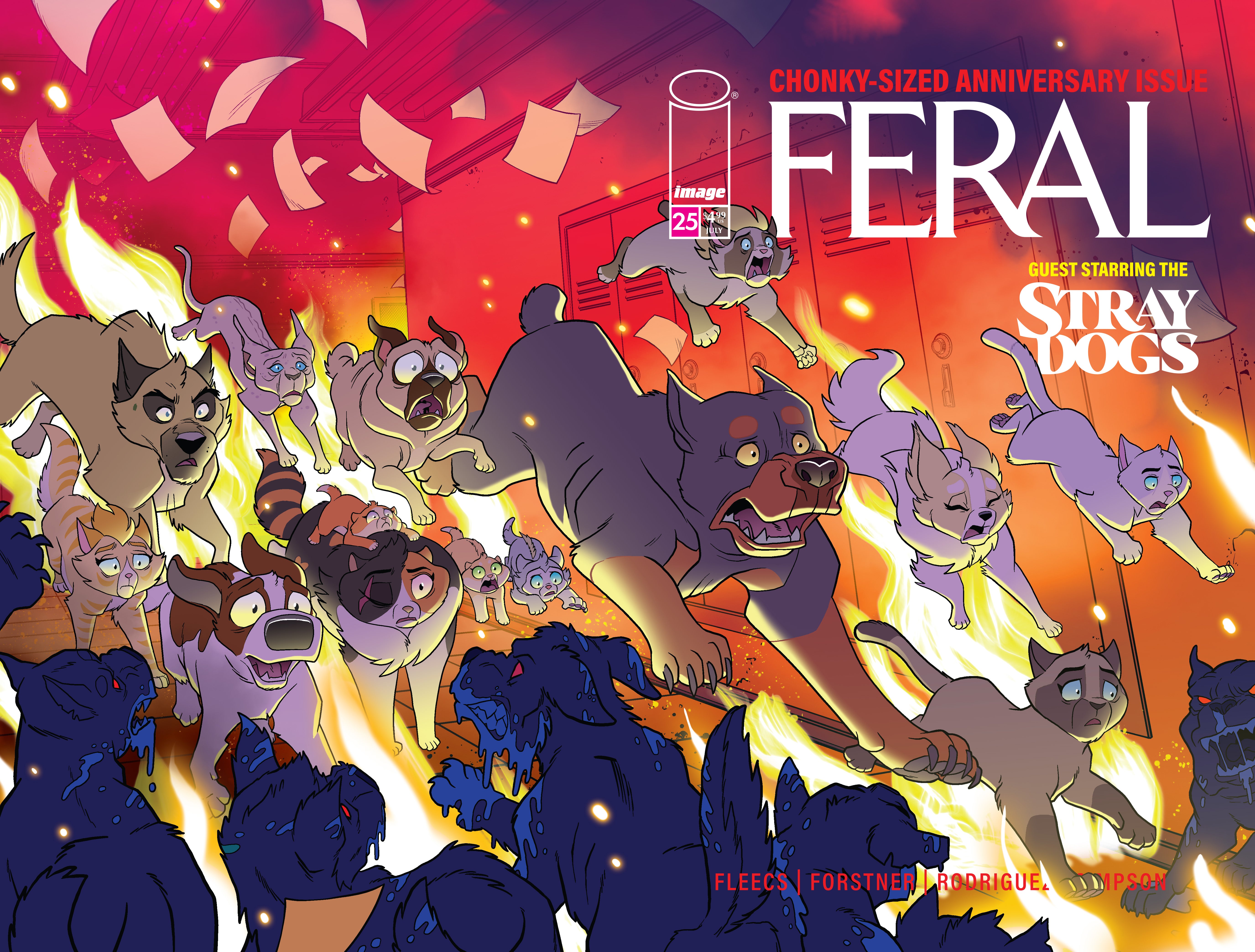 FERAL #25 CVR A TONY FLEECS & TRISH FORSTNER WRAPAROUND