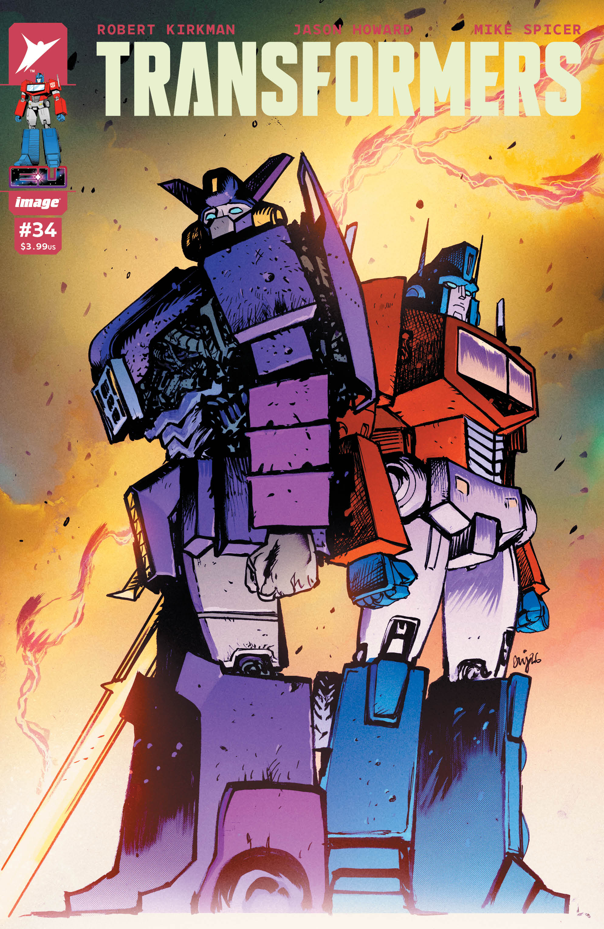 TRANSFORMERS #34 CVR B DANIEL WARREN JOHNSON & MIKE SPICER VAR
