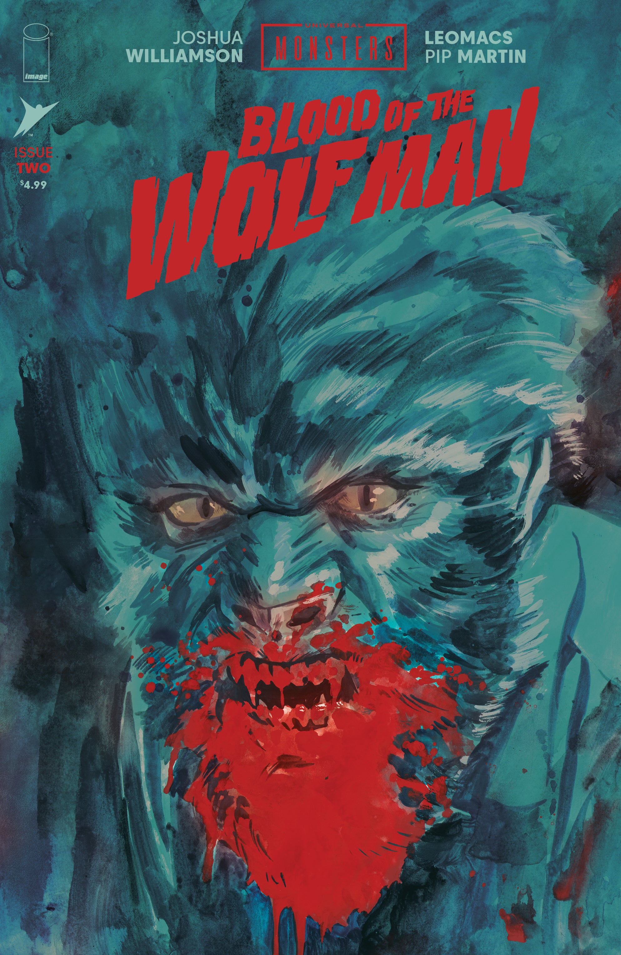 UNIVERSAL MONSTERS BLOOD OF THE WOLF MAN #2 (OF 4) CVR B JACOB PHILLIPS VAR