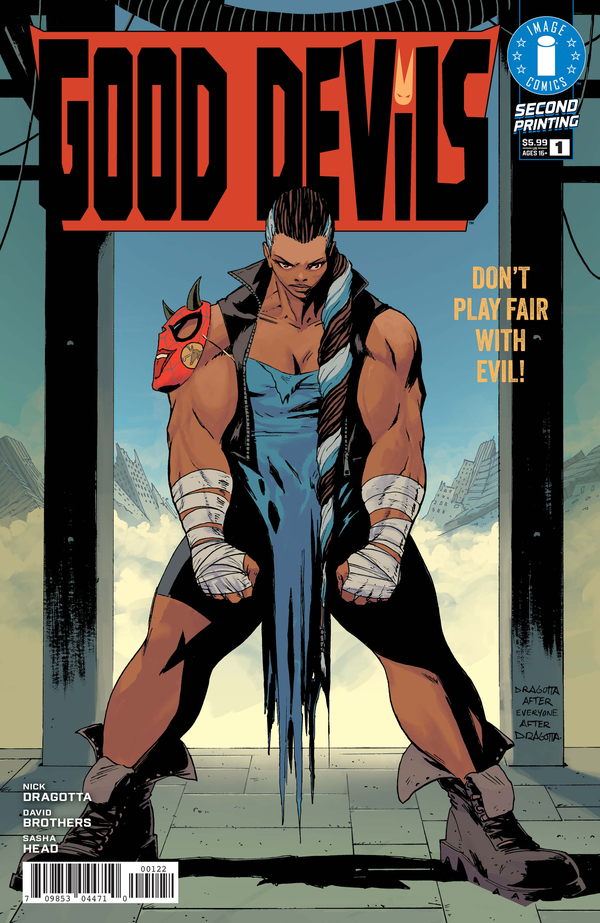 GOOD DEVILS DONT PLAY FAIR WITH EVIL (ONE SHOT) 2ND PTG CVR B NICK DRAGOTTA HOMAGE VAR