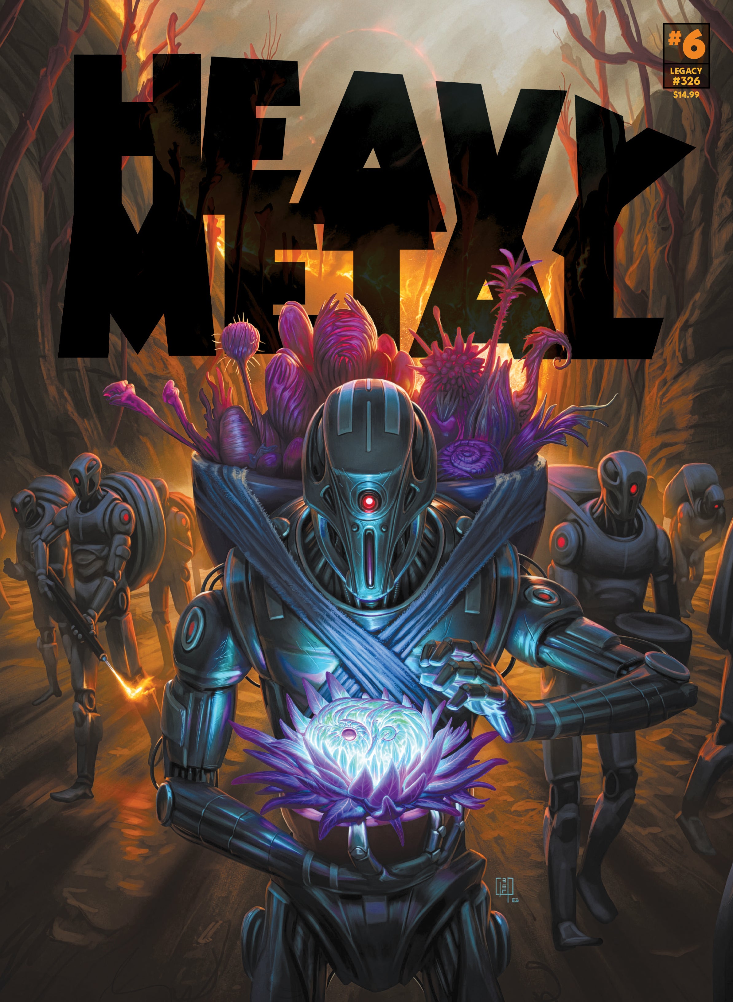 HEAVY METAL MAGAZINE #6 CVR A FLAVIO GRECO PLAGIA (MR)