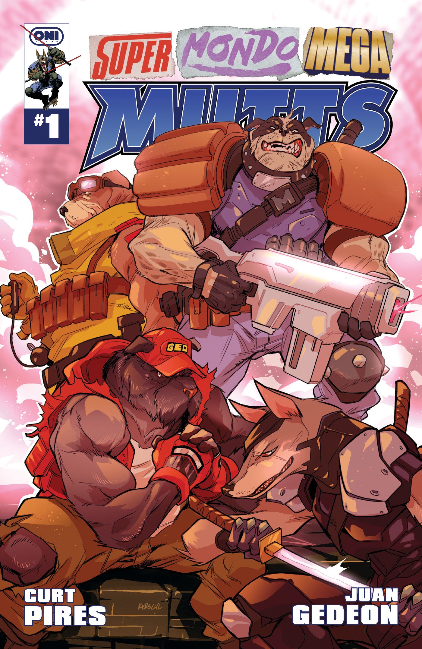 SUPER MONDO MEGA MUTTS #1 (OF 4) CVR C KARL KERSCHL VAR
