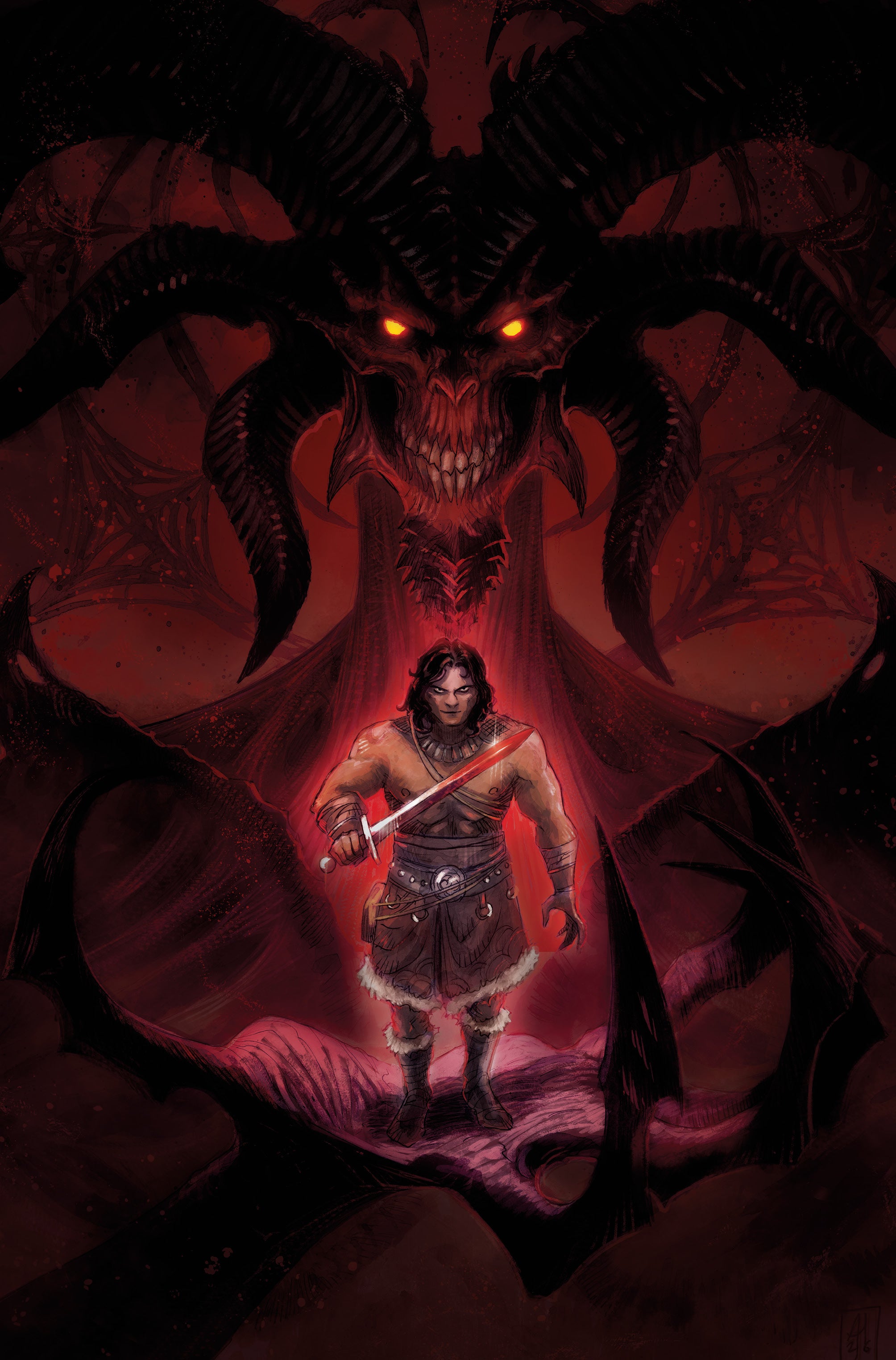 DIABLO DAWN OF HATRED #4 (OF 4) CVR D ABIGAIL HARDING VIRGIN CARDSTOCK
