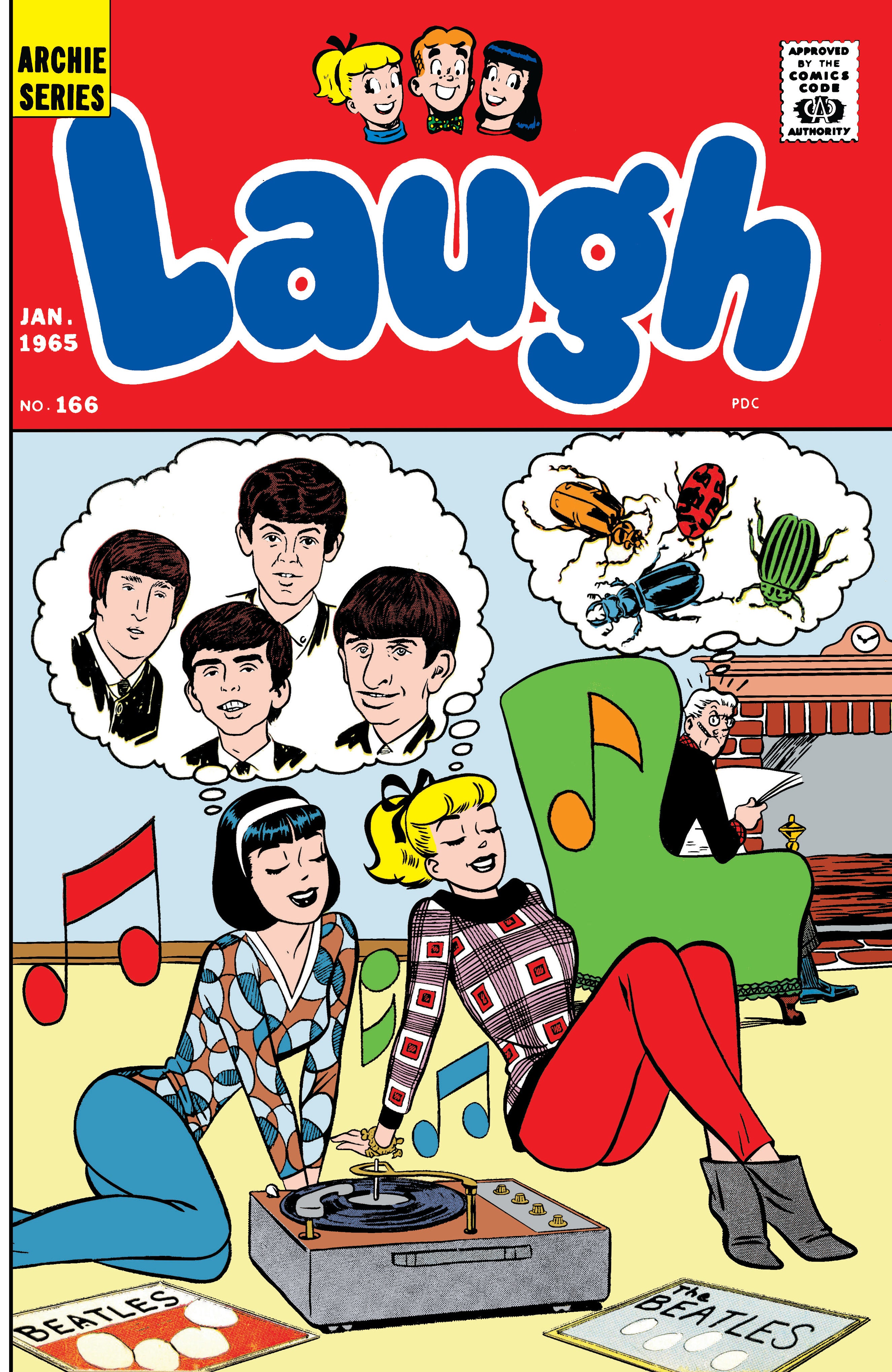 LAUGH #166 FACSIMILE EDITION CVR A HARRY LUCEY MARIO ACQUAVIVA