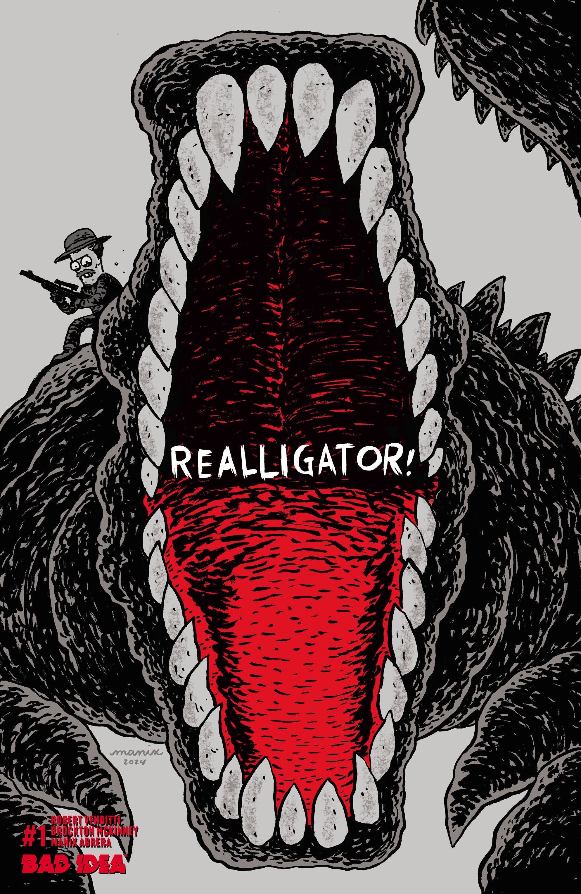 REALLIGATOR #1 (ONE SHOT) CVR A MANIX ABRERA