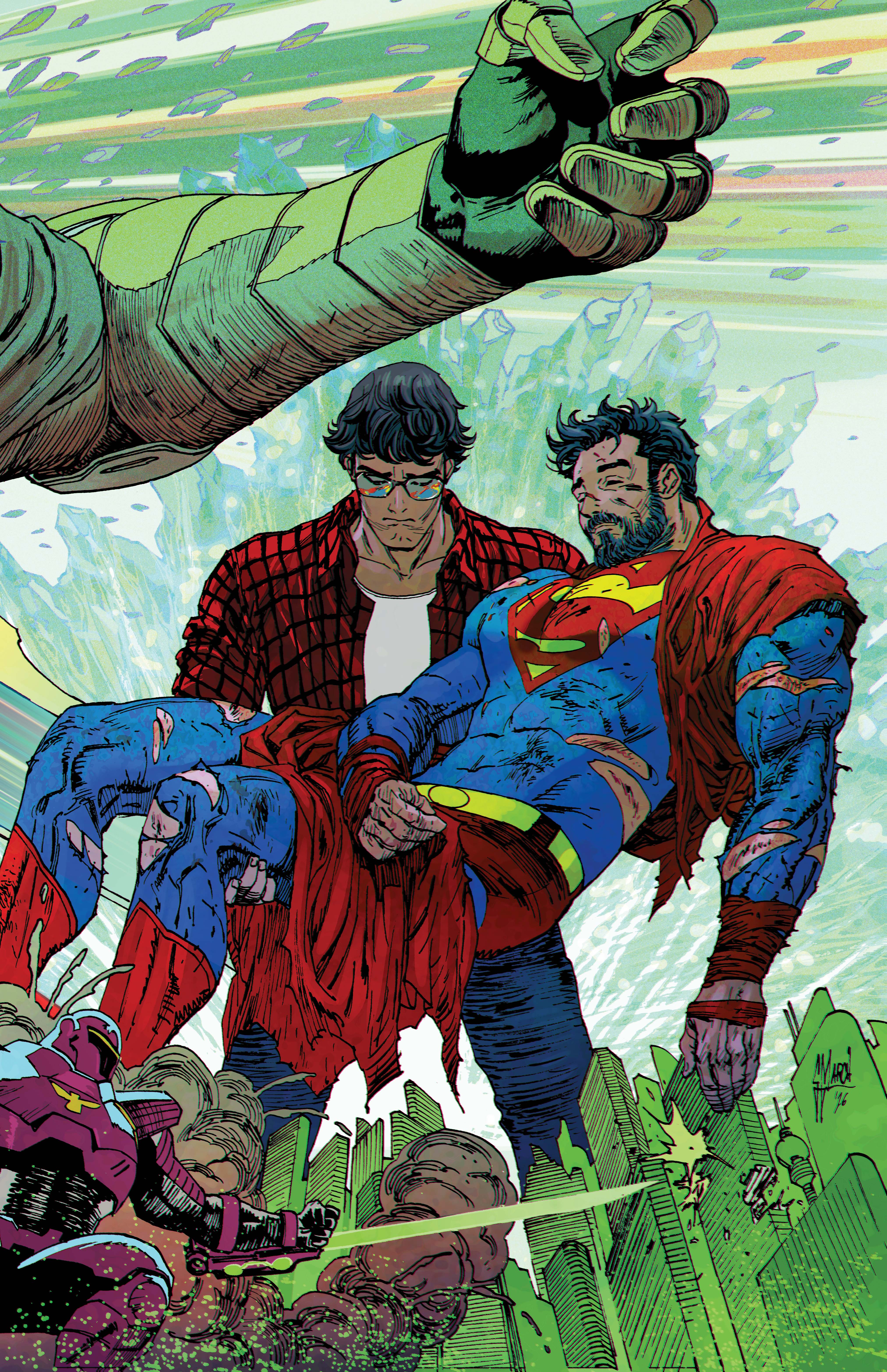 SUPERMAN #41 CVR A GUILLEM MARCH CONNECTING (KINGDOM OF ZOD)
