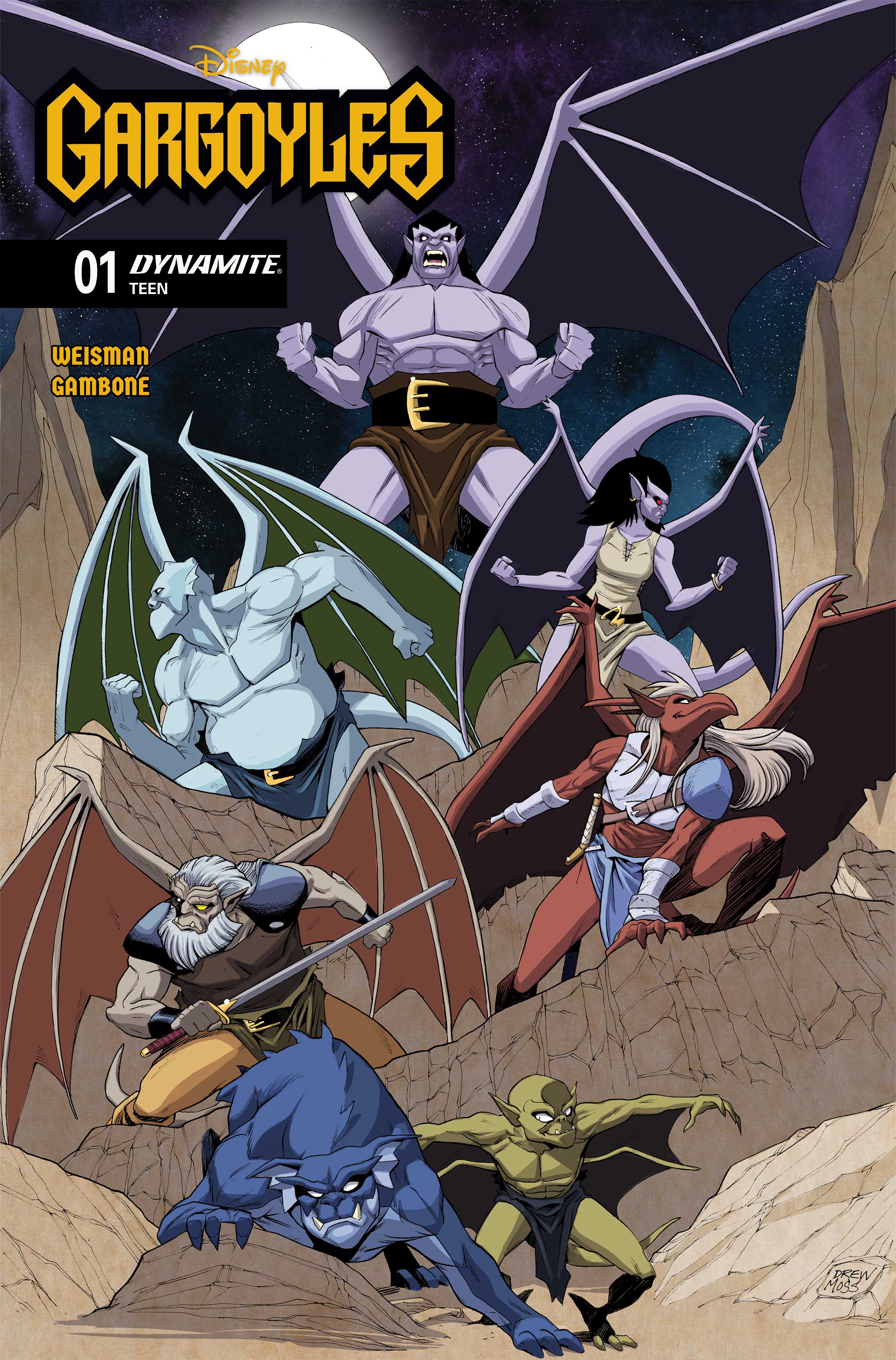 GARGOYLES #1 (2026) CVR B DREW MOSS VAR