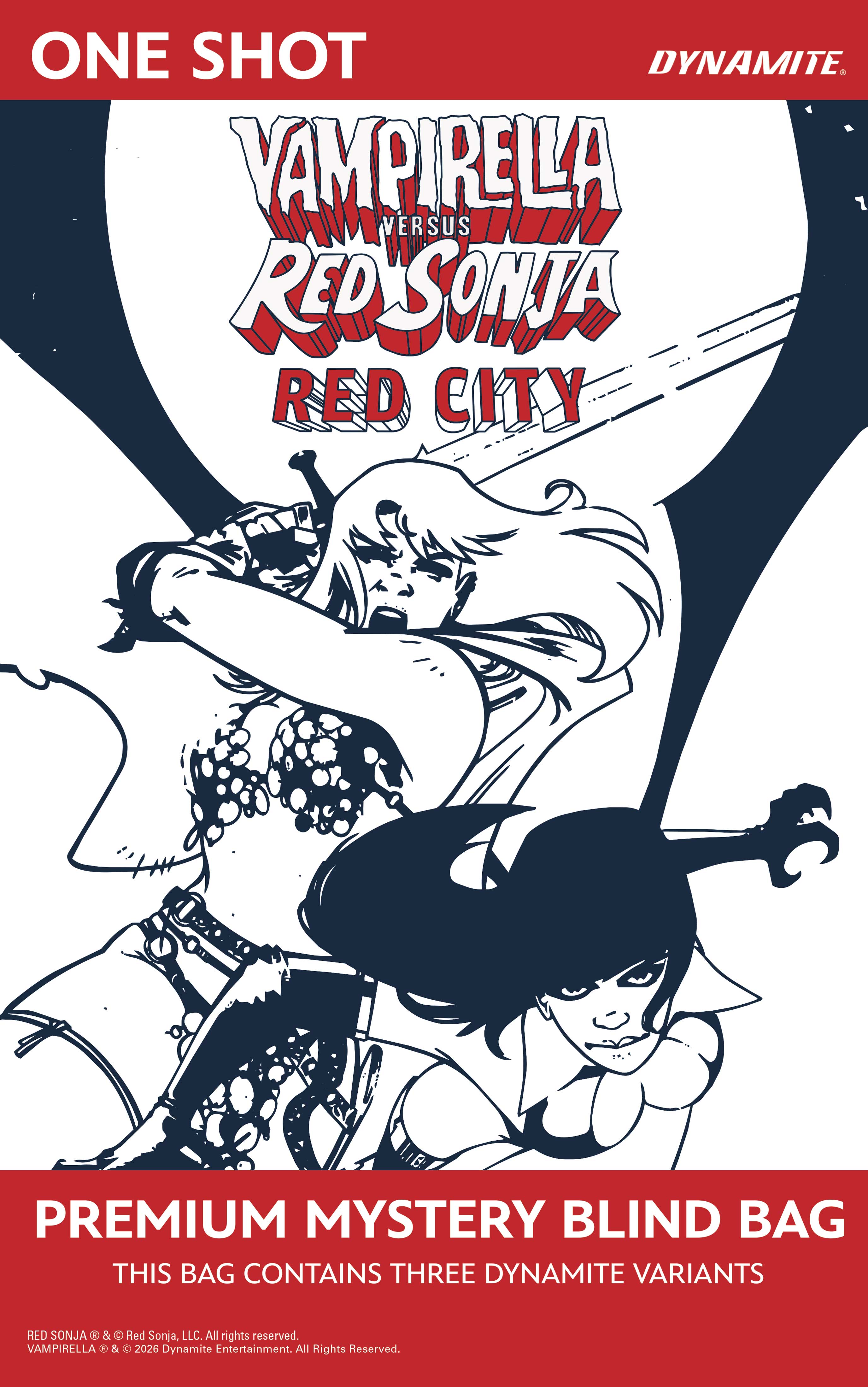 VAMPIRELLA VS RED SONJA RED CITY #1 CVR F PREMIUM MYSTERY BLIND BAG VAR