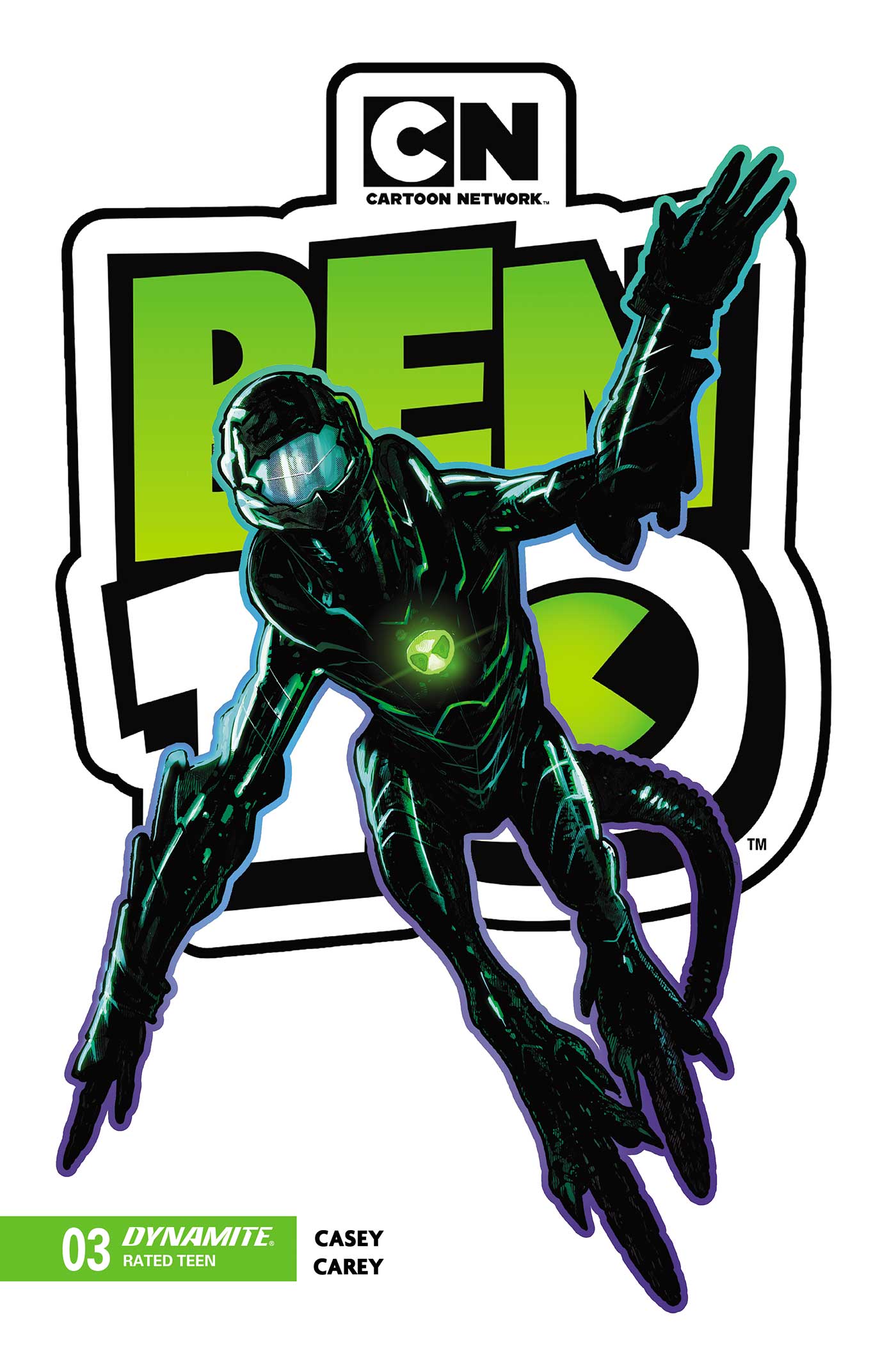 BEN 10 #3 2ND PTG CVR A ROBERT CAREY