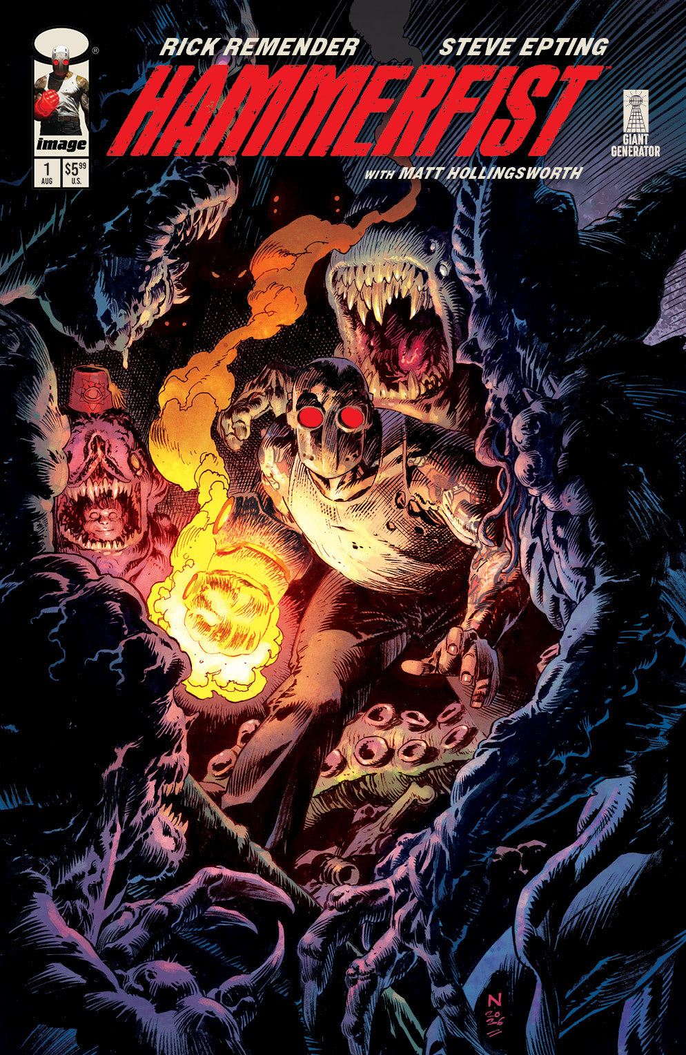 HAMMERFIST #1 CVR C NIC KLEIN VAR