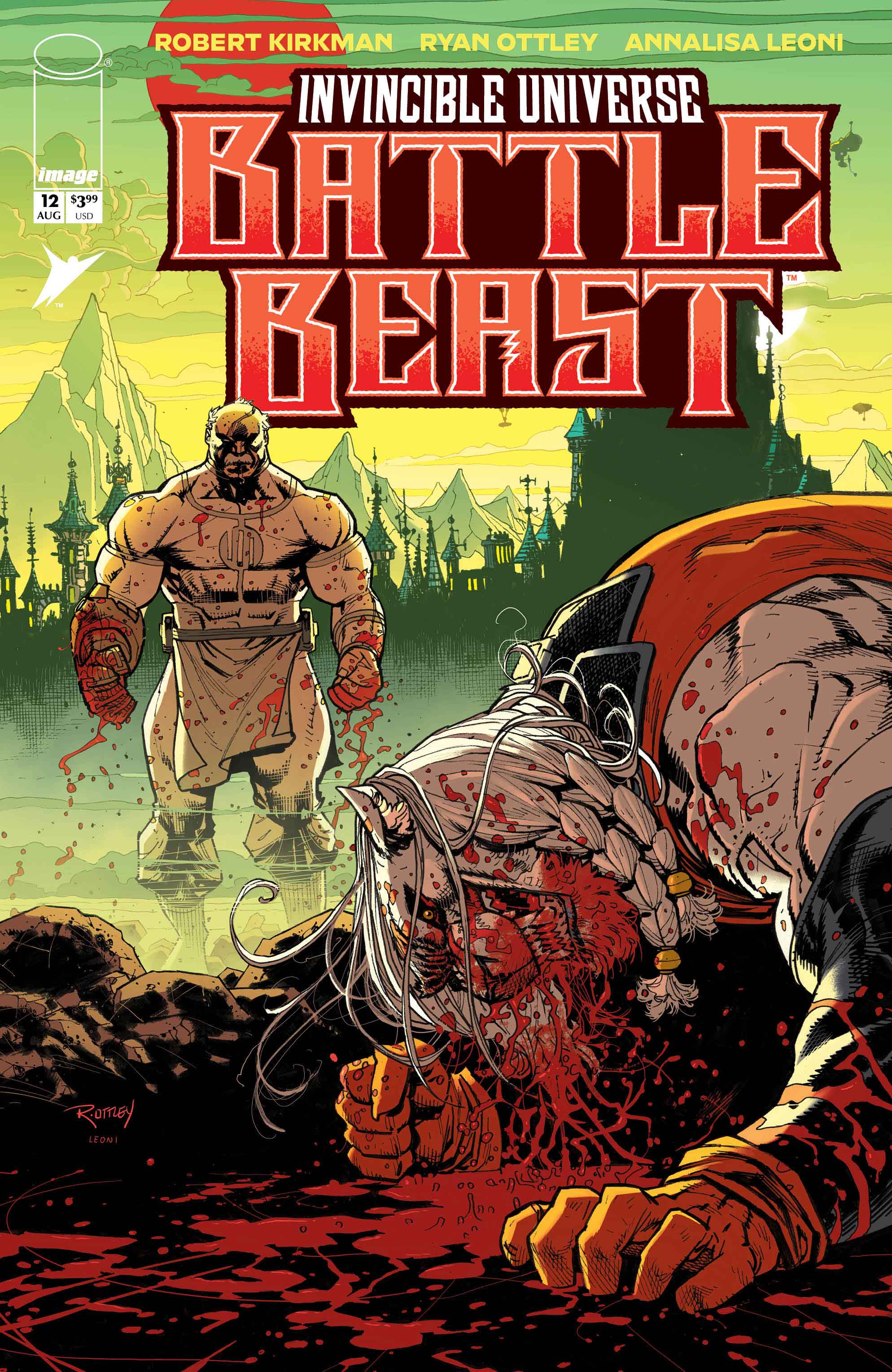 INVINCIBLE UNIVERSE BATTLE BEAST #12 CVR A RYAN OTTLEY & ANNALISA LEONI