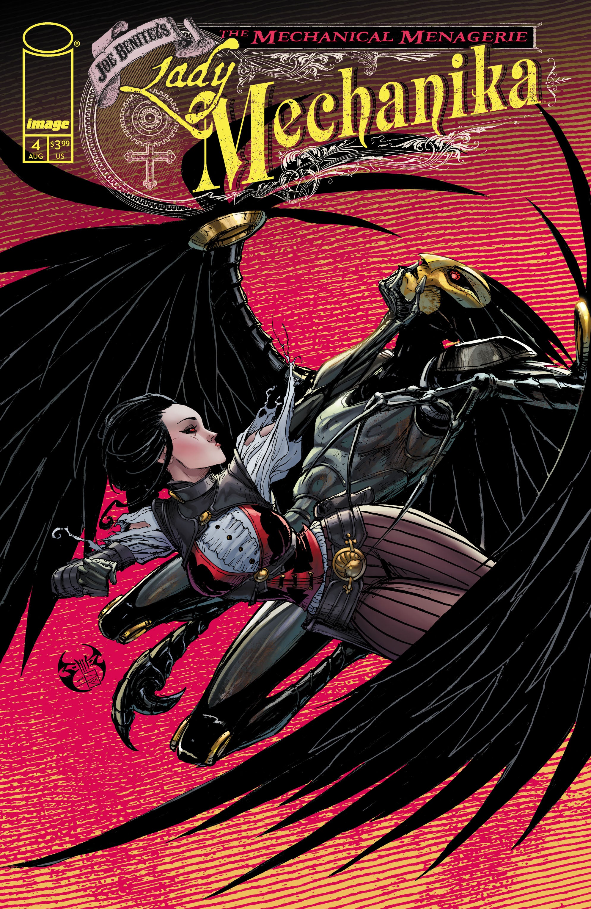 LADY MECHANIKA THE MECHANICAL MENAGERIE #4 (OF 4) CVR B JOE BENITEZ & SABINE RICH VAR