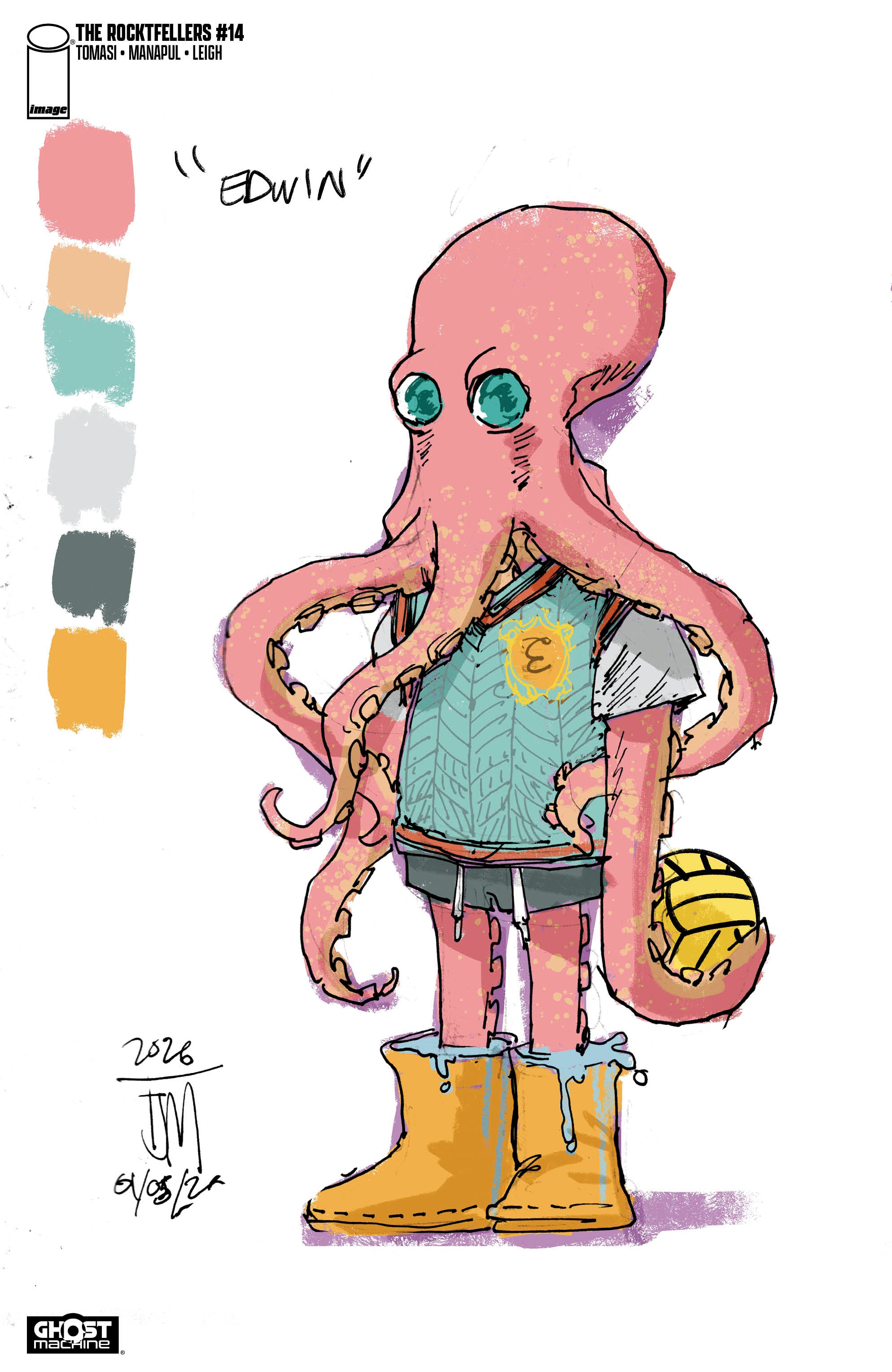 ROCKETFELLERS #14 CVR C FRANCIS MANAPUL DESIGN SKETCH VAR