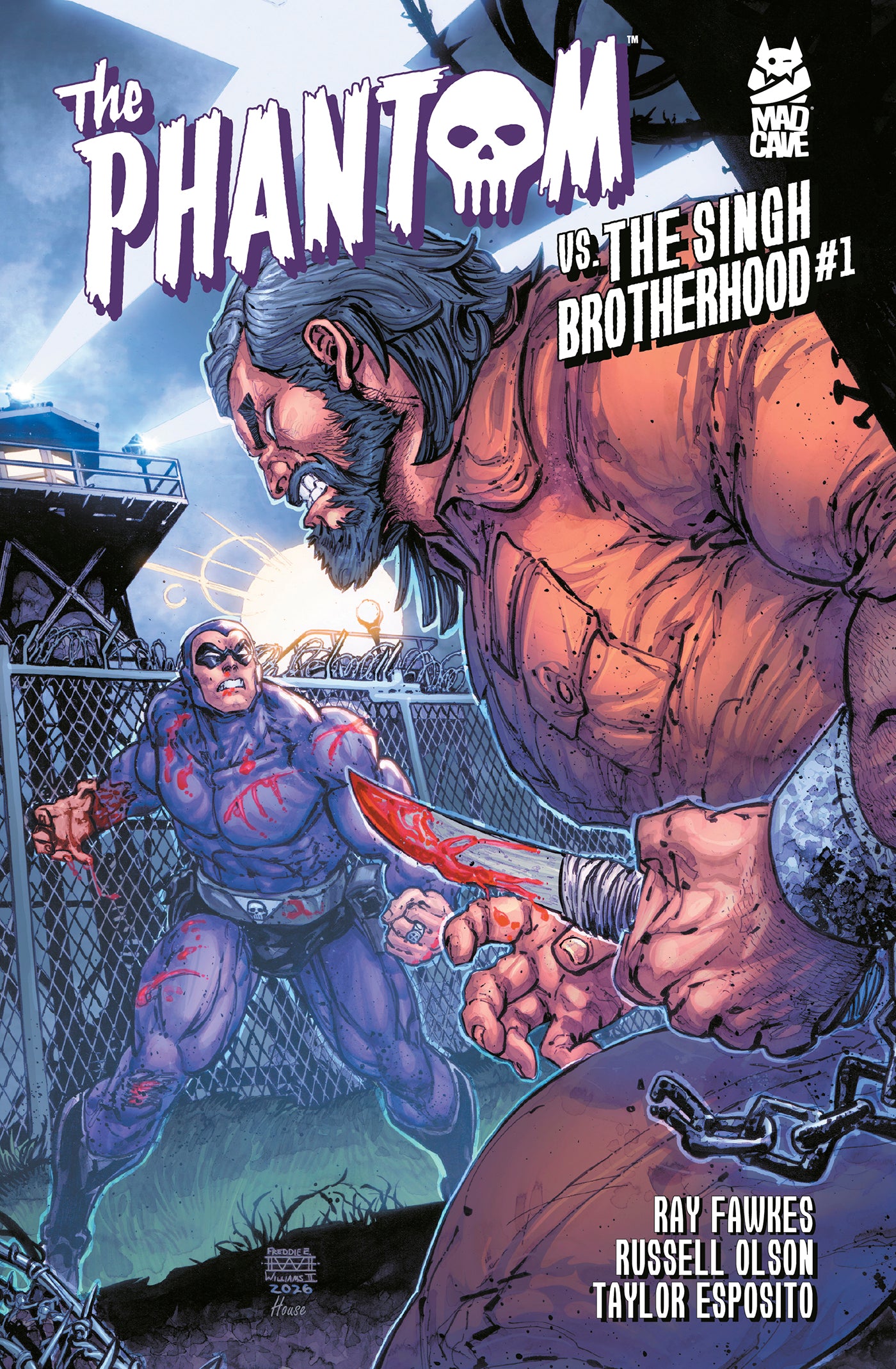 PHANTOM VS THE SINGH BROTHERHOOD (ONE-SHOT) CVR B FREDDIE WILLIAMS II ANDREW DALHOUSE VAR