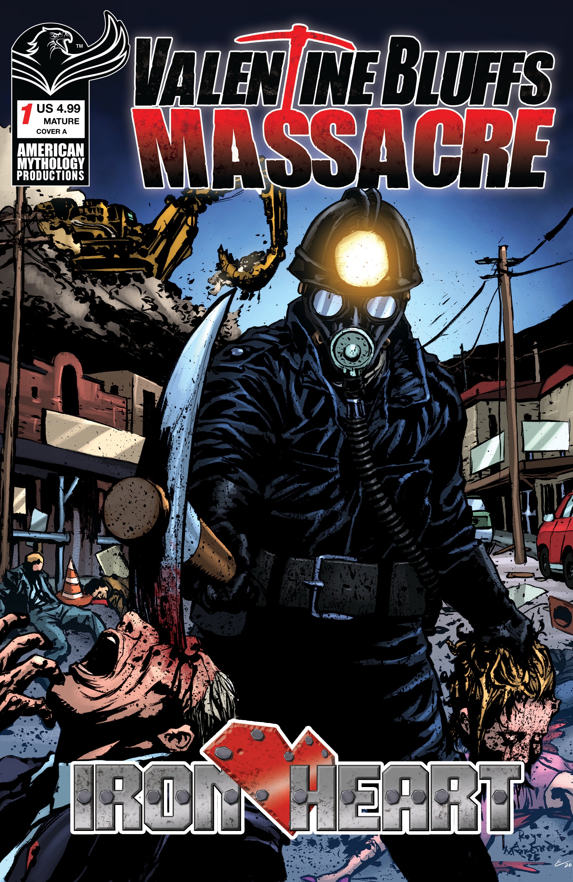 VALENTINE BLUFFS MASSACRE IRON HEART #1 (OF 2) CVR A ROY ALLAN MARTINEZ