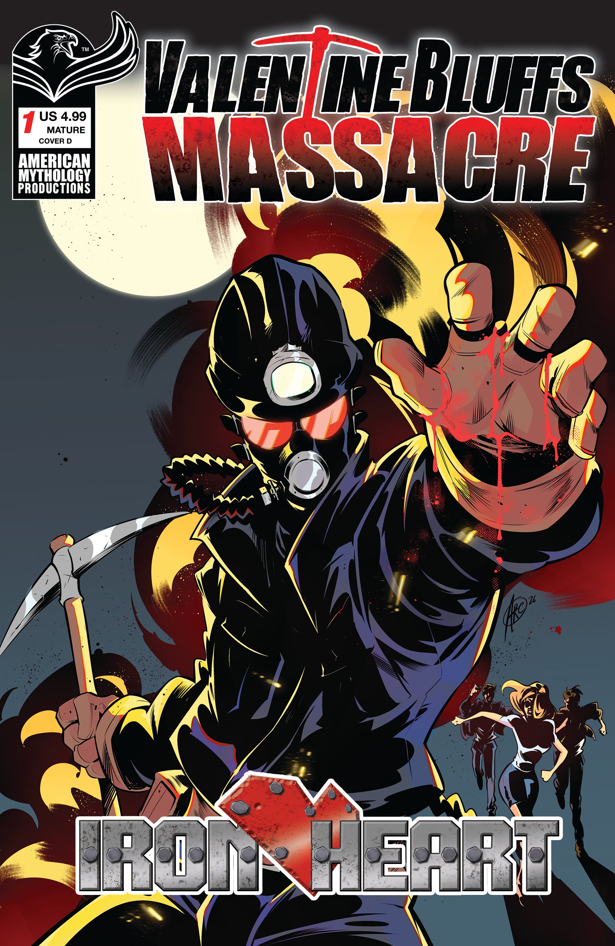 VALENTINE BLUFFS MASSACRE IRON HEART #1 (OF 2) CVR D ANDREA ARCARI VAR