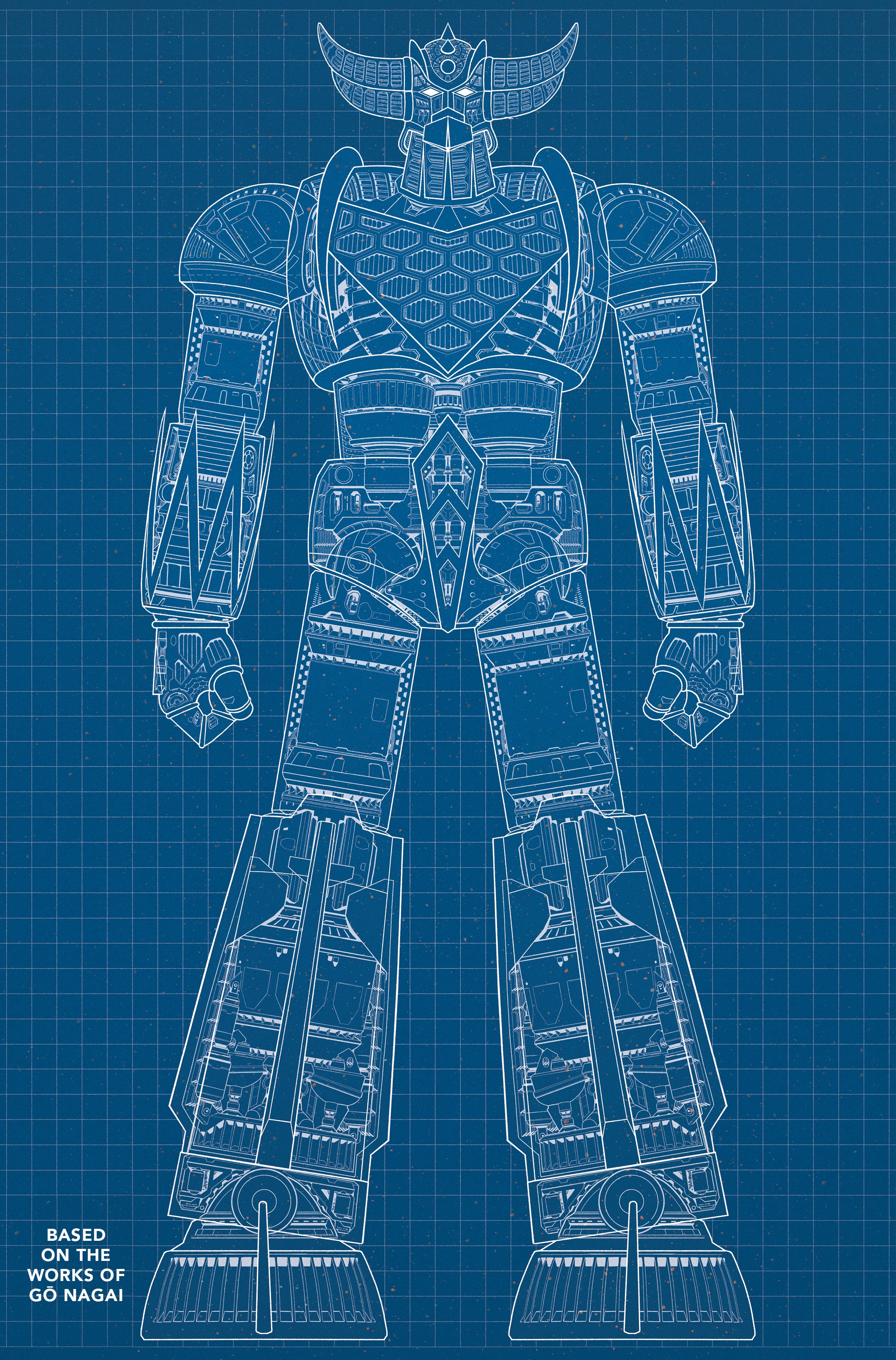 UFO ROBOT GRENDIZER #1 (OF 4) CVR E BLUEPRINT DENIS BAJRAM & BRICE COSSU VAR
