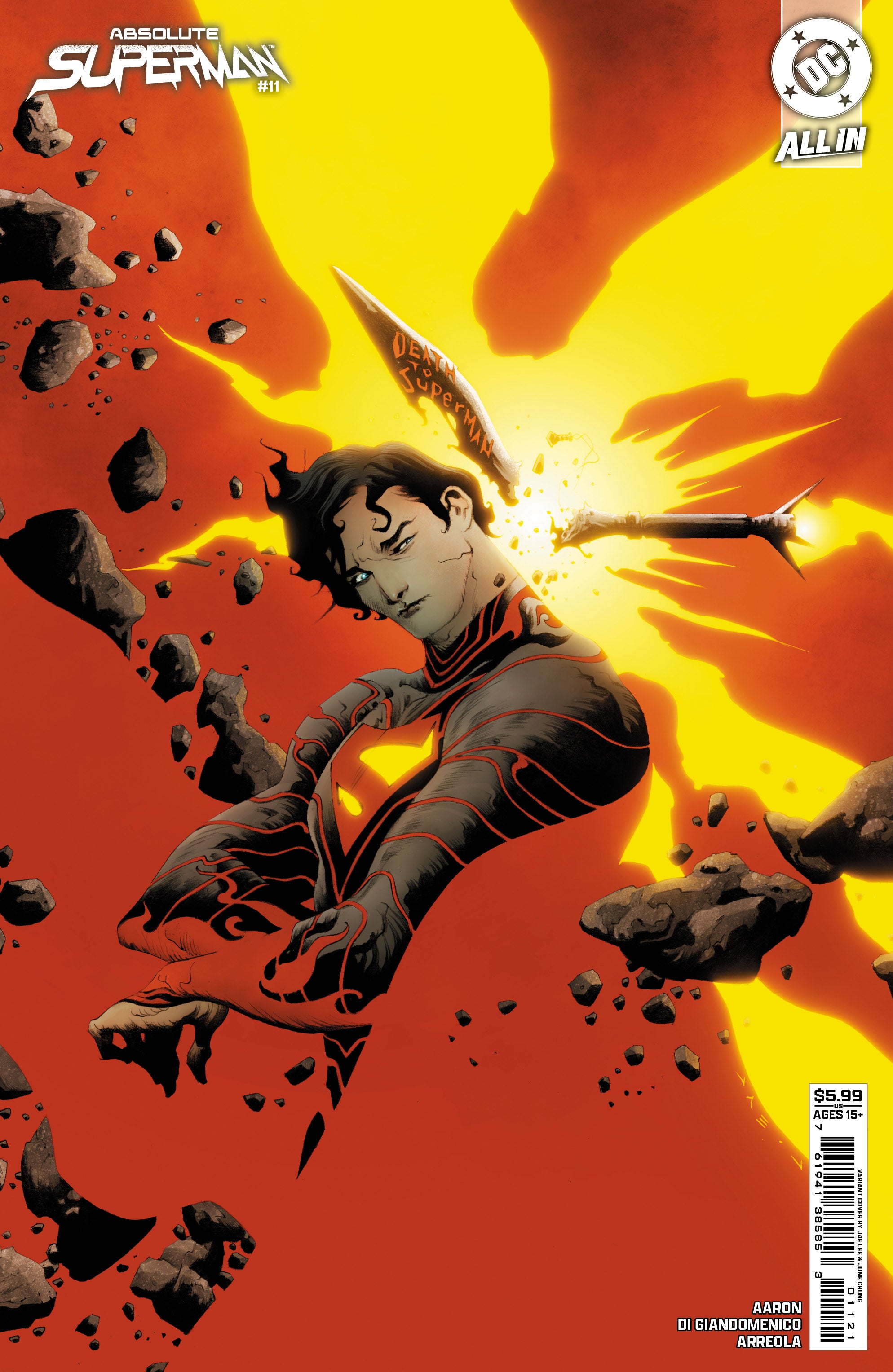 ABSOLUTE SUPERMAN #11 CVR B JAE LEE CARD STOCK VAR