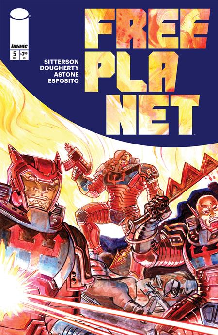 FREE PLANET #5 CVR A JED DOUGHERTY