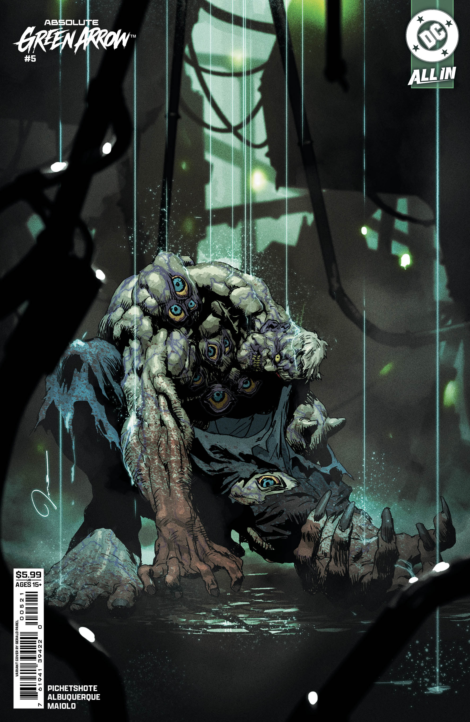 ABSOLUTE GREEN ARROW #5 (OF 6) CVR B GERALD PAREL CARD STOCK VAR