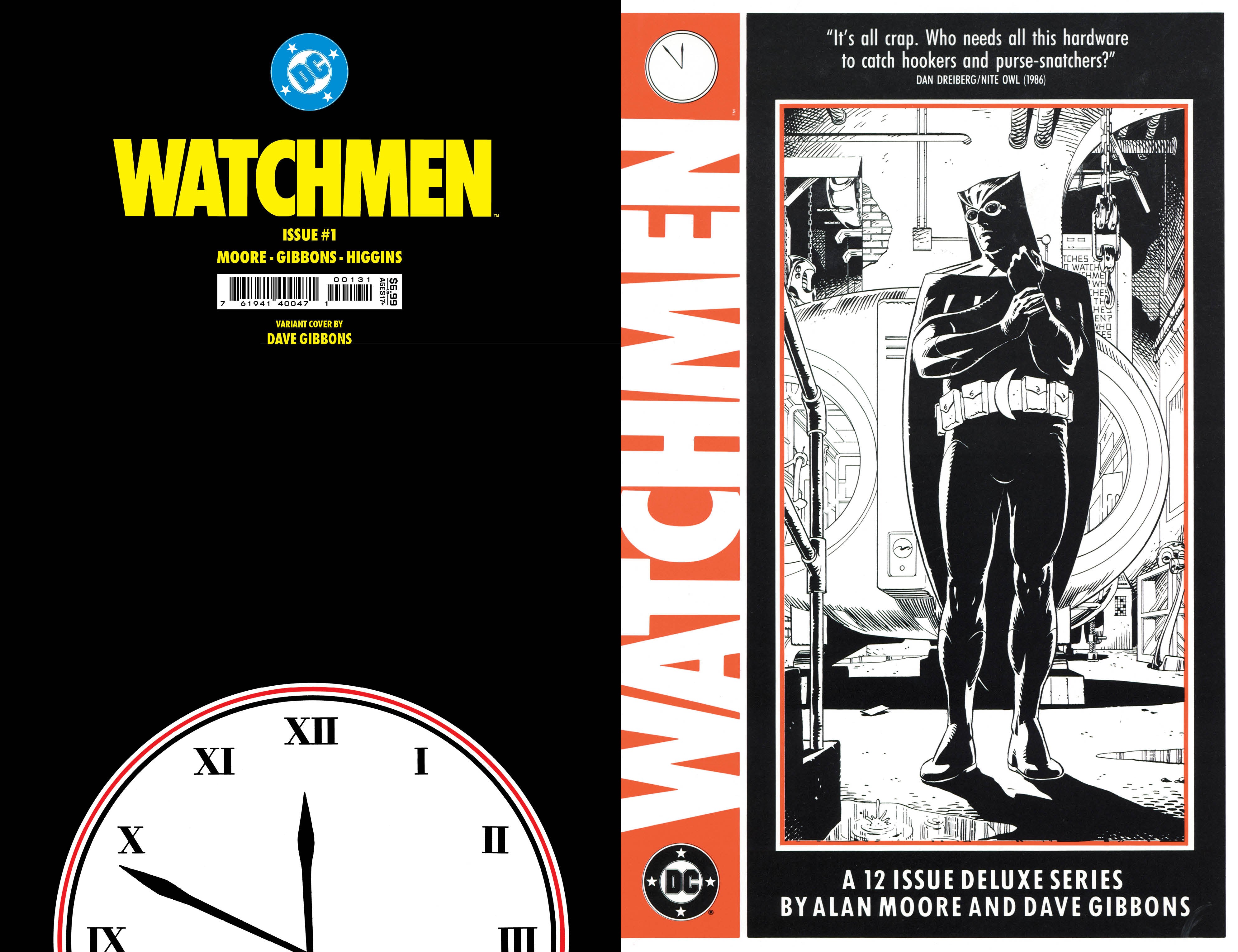 WATCHMEN #1 (OF 12) FACSIMILE EDITION CVR C DAVE GIBBONS FOIL VAR