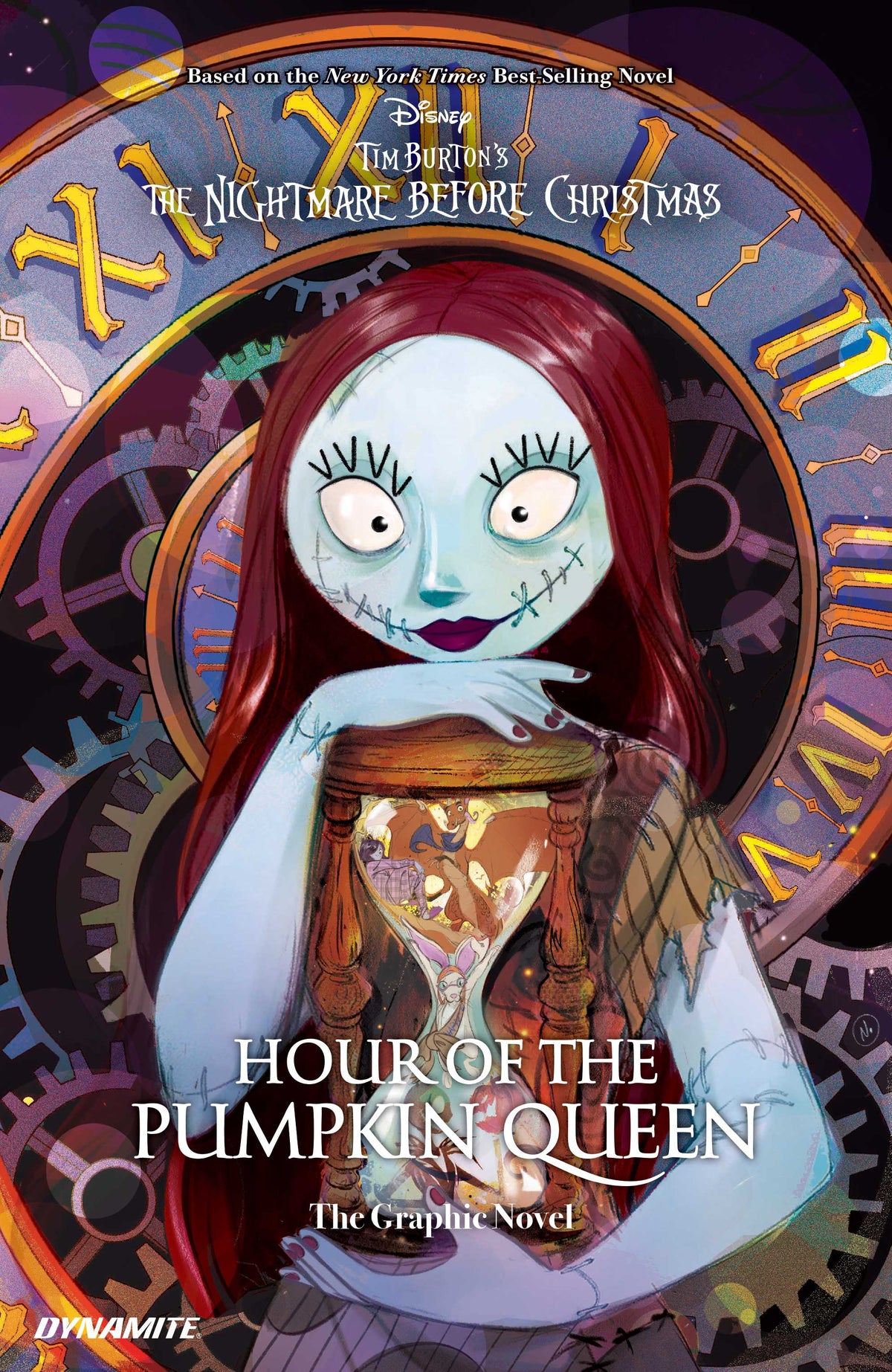 DISNEY TIM BURTONS THE NIGHTMARE BEFORE CHRISTMAS THE HOUR OF THE PUMPKIN QUEEN HC graphic novel cover